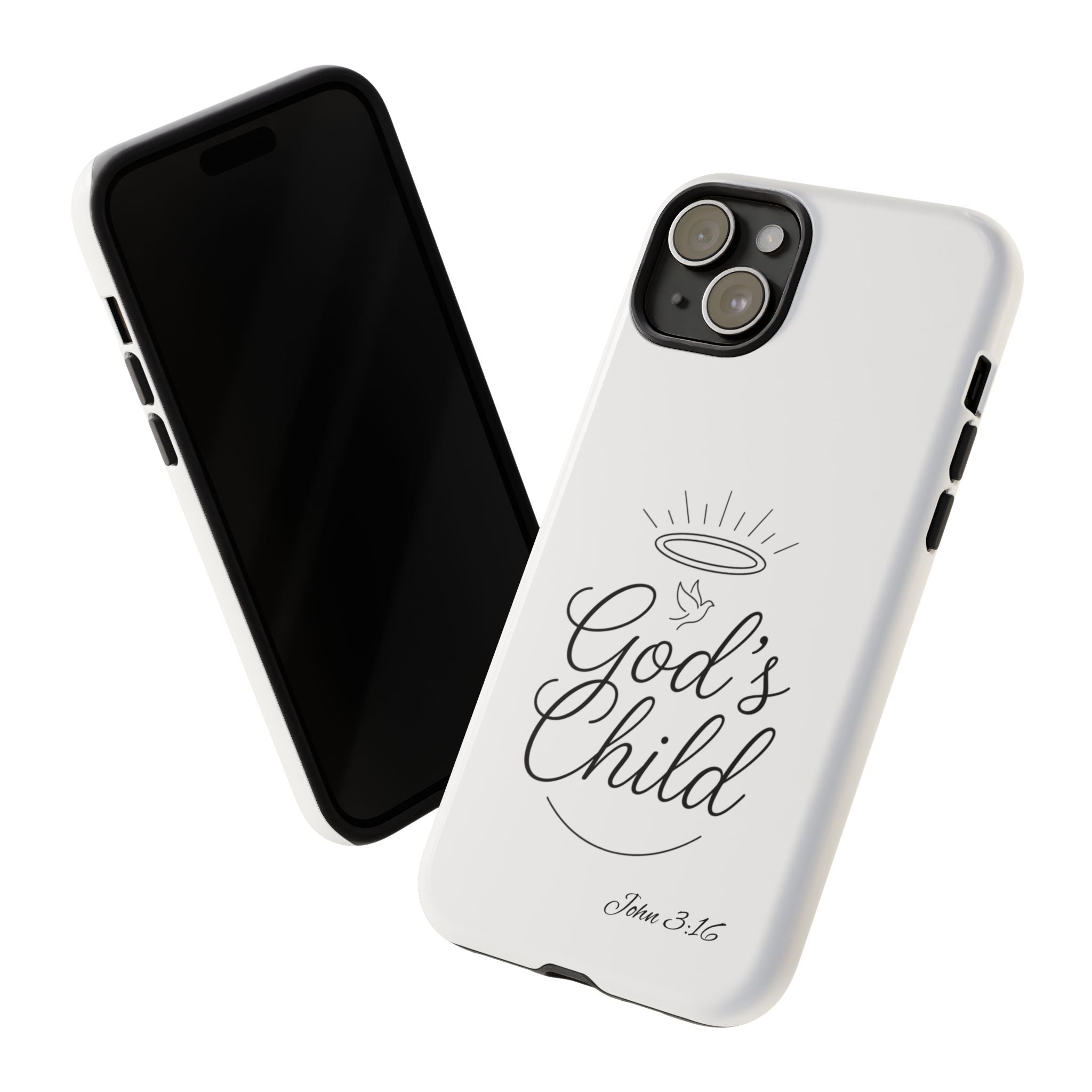 God’s Child Phone Case — Christian Scripture John 3:16 Religious iPhone Case