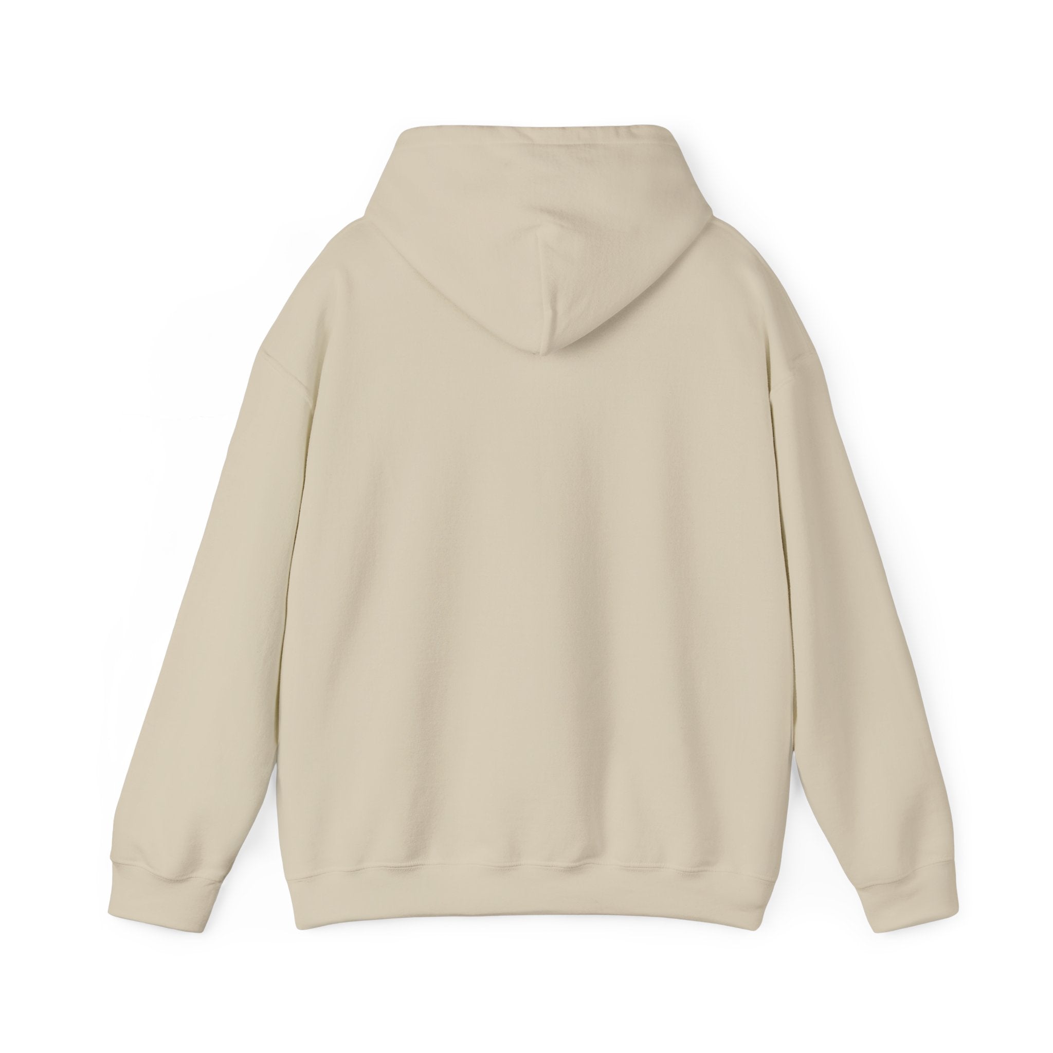 Cross Minimalist Hoodie — Small Chest Cross Religious Pullover