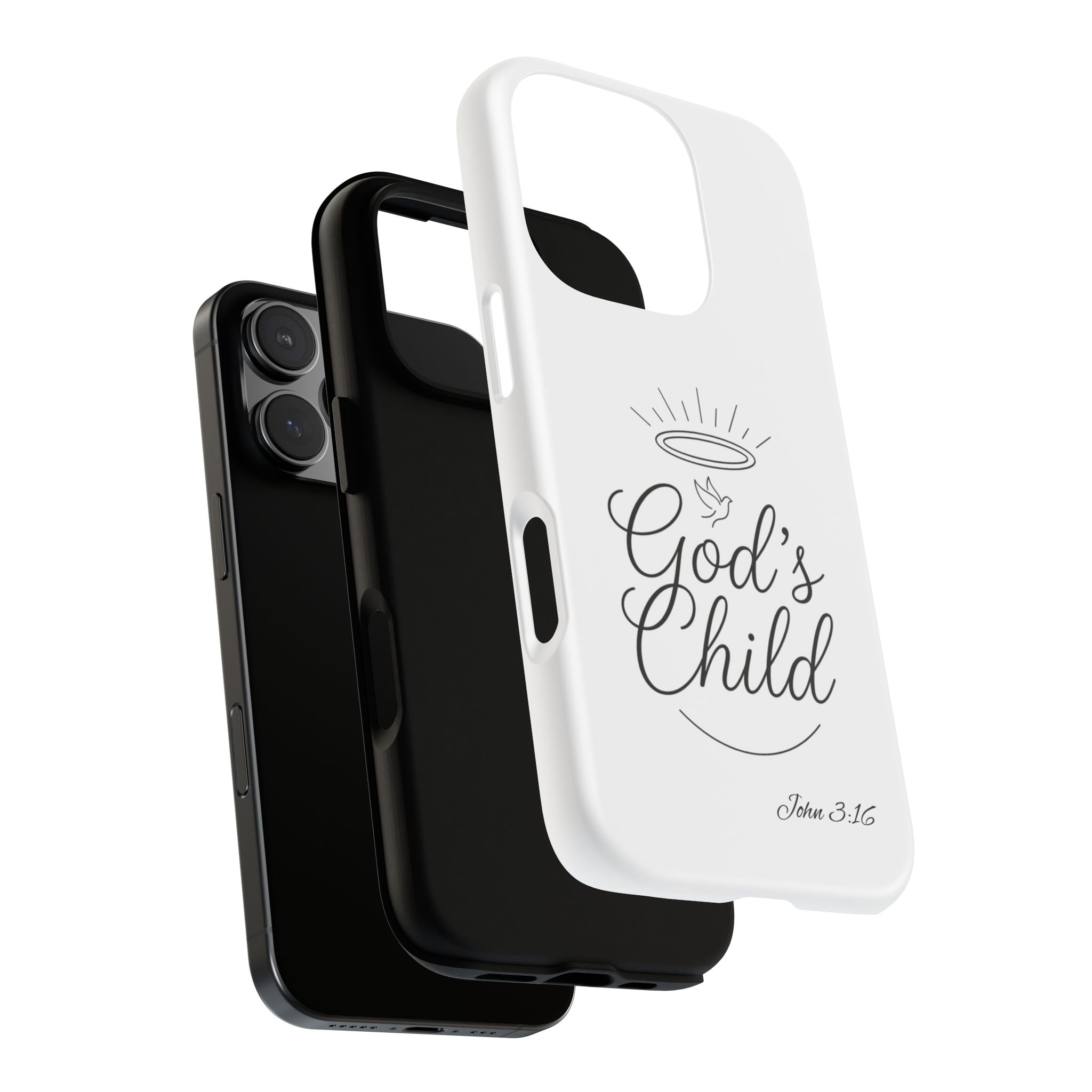 God’s Child Phone Case — Christian Scripture John 3:16 Religious iPhone Case