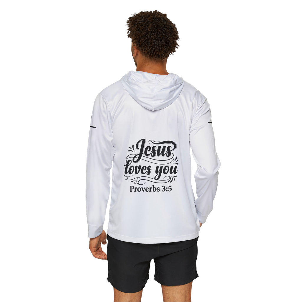 Jesus Loves You Hoodie — 'Check Back for Good News' Christian Sports Warmup
