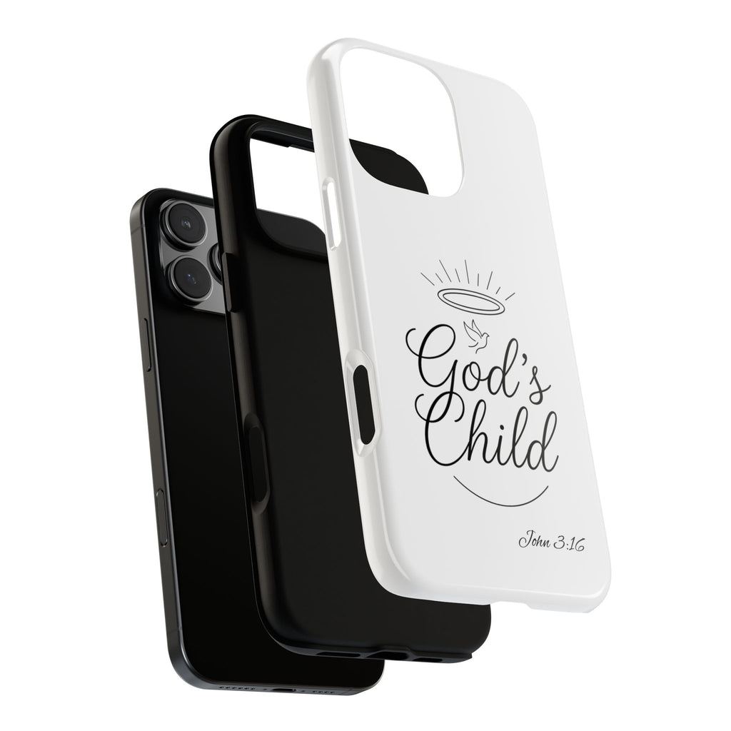 God’s Child Phone Case — Christian Scripture John 3:16 Religious iPhone Case