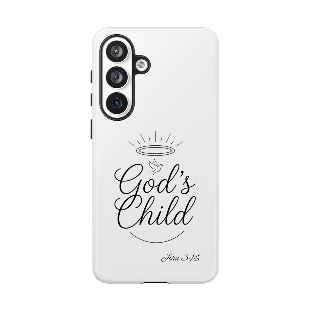 God’s Child Phone Case — Christian Scripture John 3:16 Religious iPhone Case