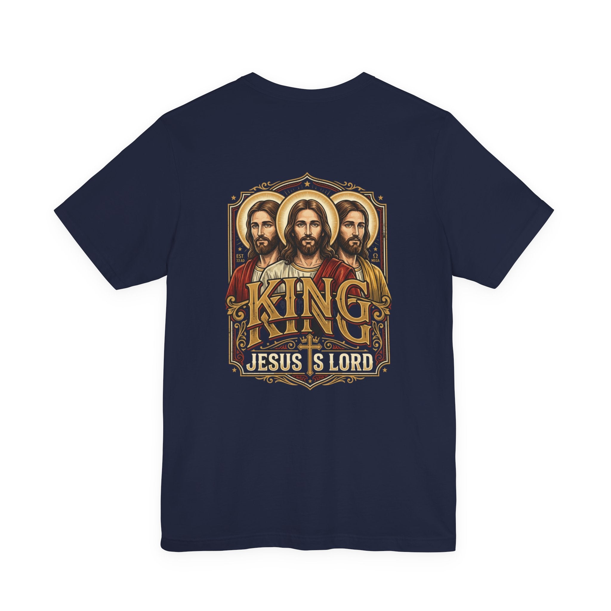 Minimal Cross Tee – Small Chest Christian Cross T‑Shirt