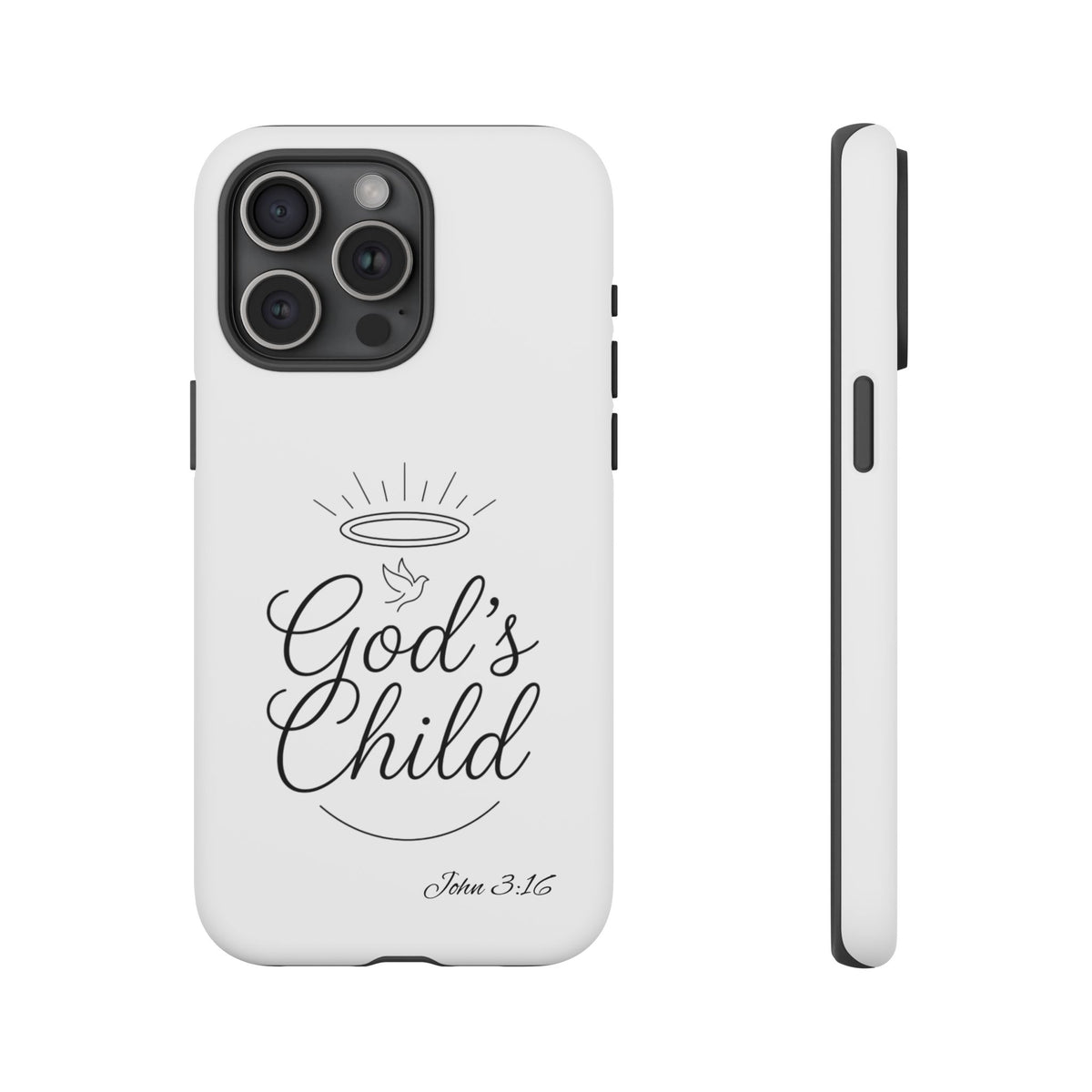 God’s Child Phone Case — Christian Scripture John 3:16 Religious iPhone Case