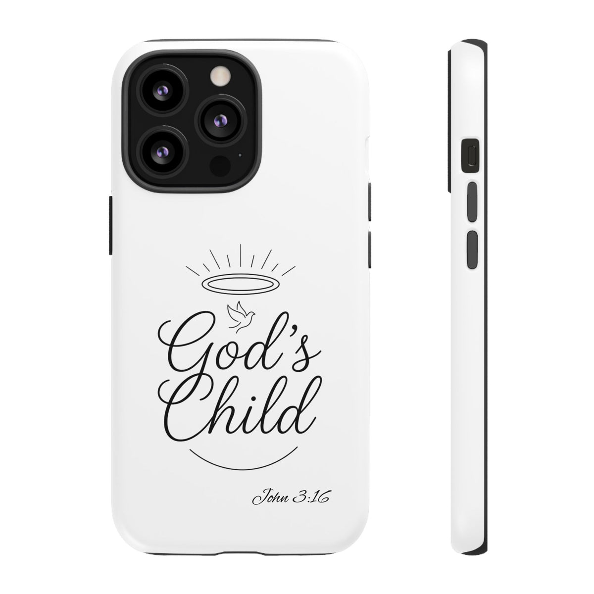 God’s Child Phone Case — Christian Scripture John 3:16 Religious iPhone Case
