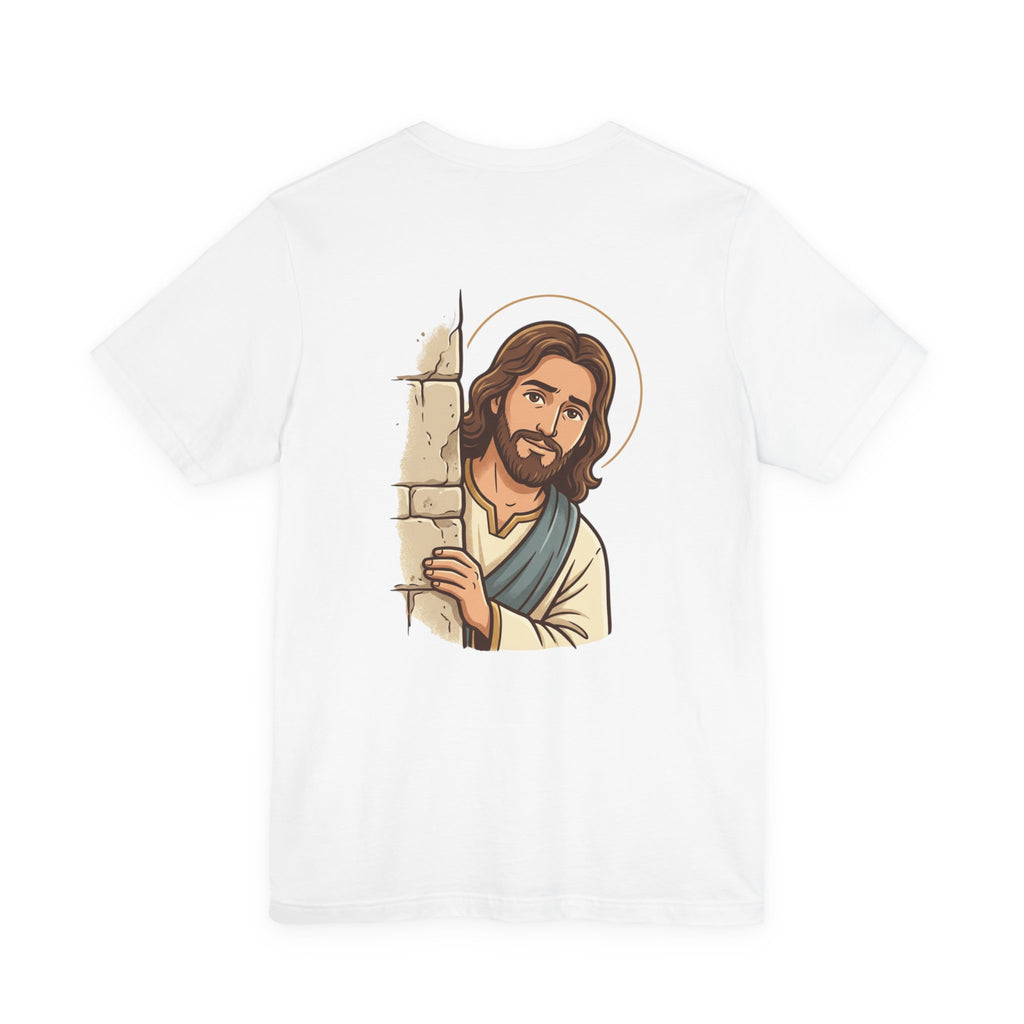 Would Jesus Do That? T‑Shirt — Minimal Faith Graphic Tee
