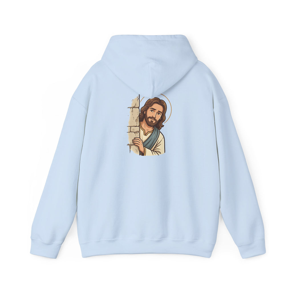 Would Jesus Do That? Hoodie — Minimal Faith Statement Pullover
