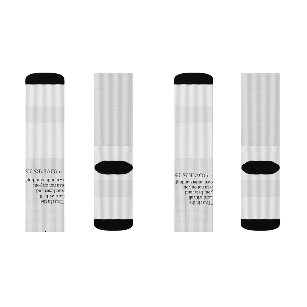 Sublimation Crew Socks — Custom All-Over Print Athletic Socks
