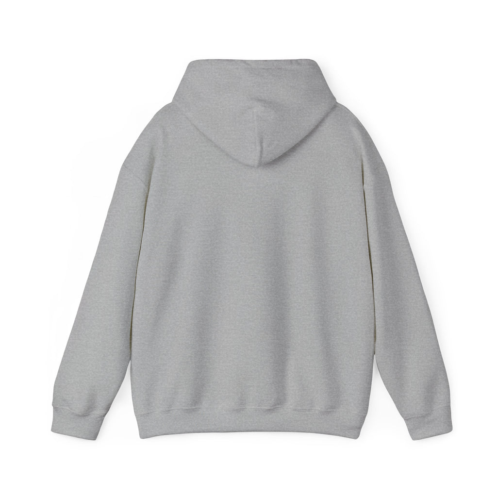 Cross Minimalist Hoodie — Small Chest Cross Religious Pullover