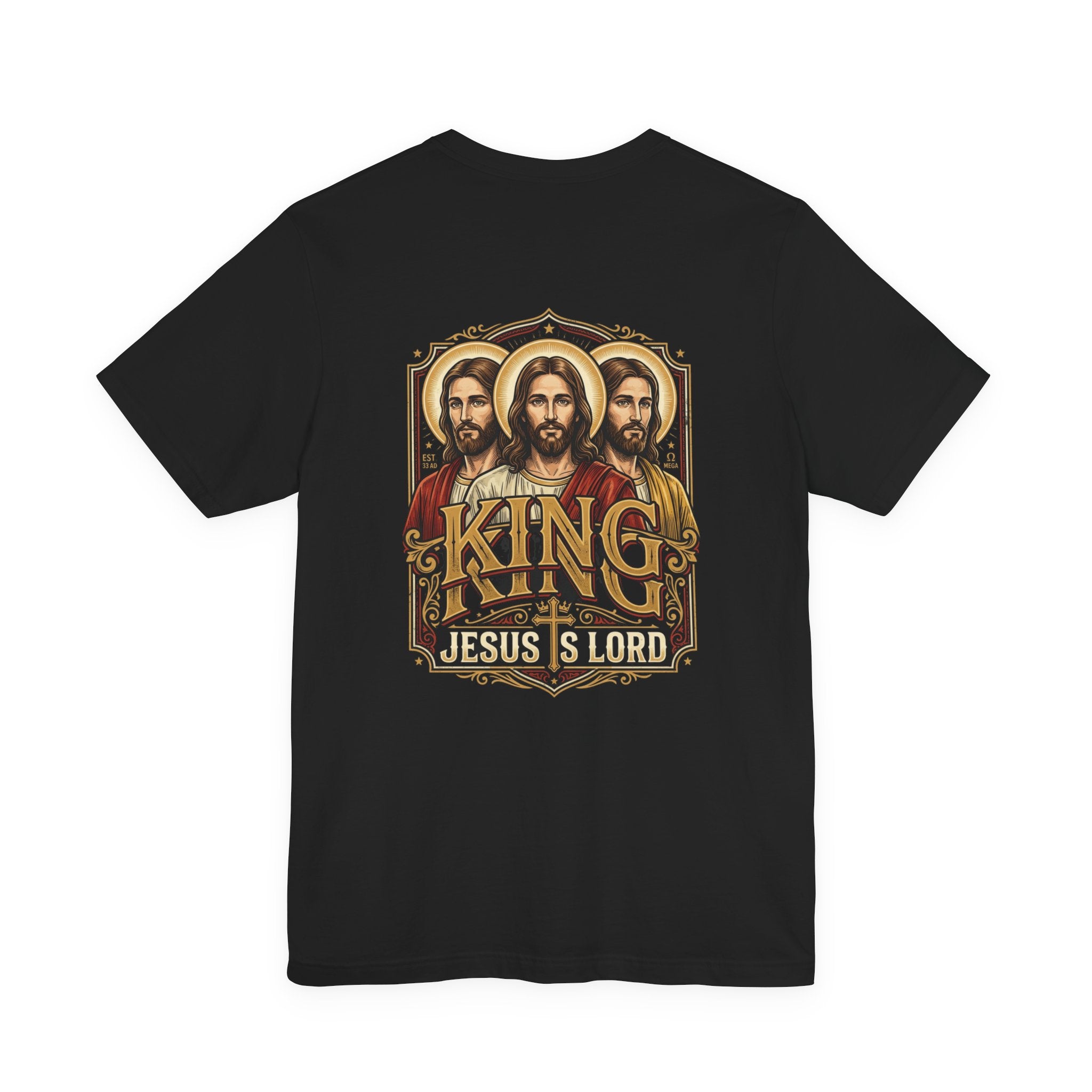 Minimal Cross Tee – Small Chest Christian Cross T‑Shirt