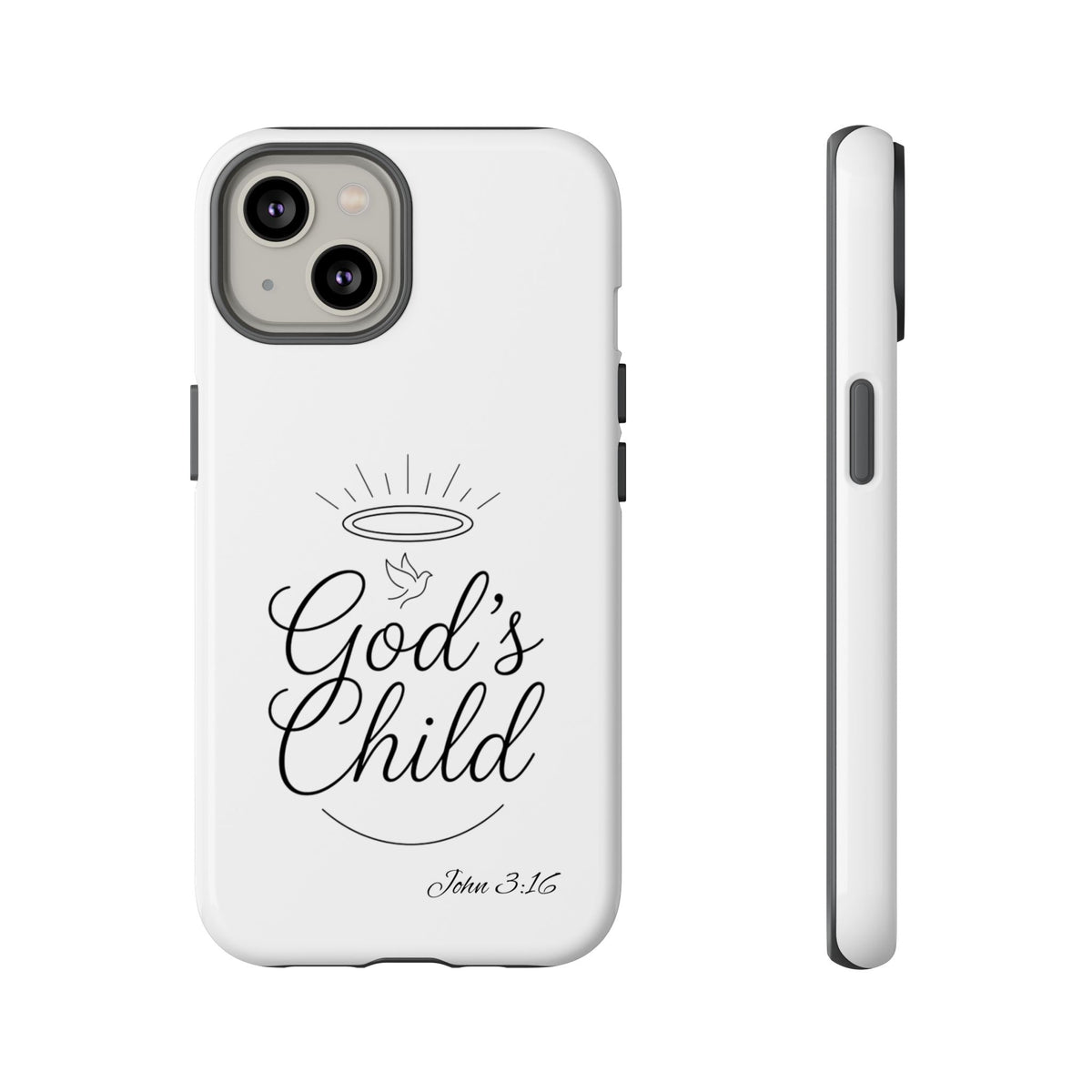 God’s Child Phone Case — Christian Scripture John 3:16 Religious iPhone Case