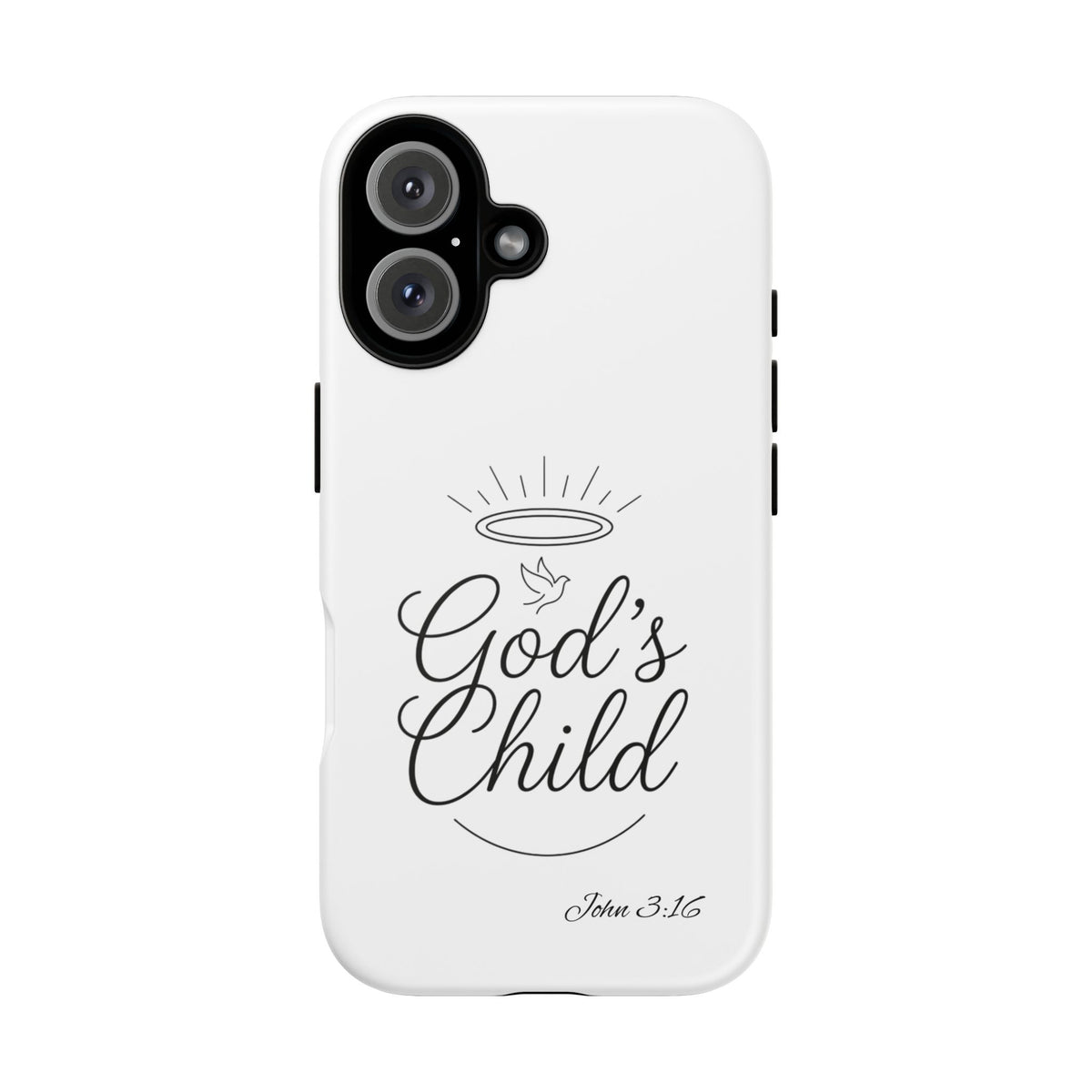 God’s Child Phone Case — Christian Scripture John 3:16 Religious iPhone Case