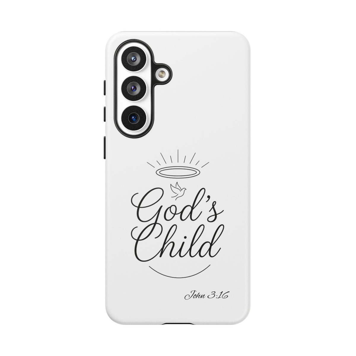 God’s Child Phone Case — Christian Scripture John 3:16 Religious iPhone Case