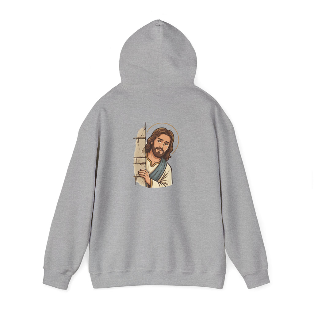 Would Jesus Do That? Hoodie — Minimal Faith Statement Pullover
