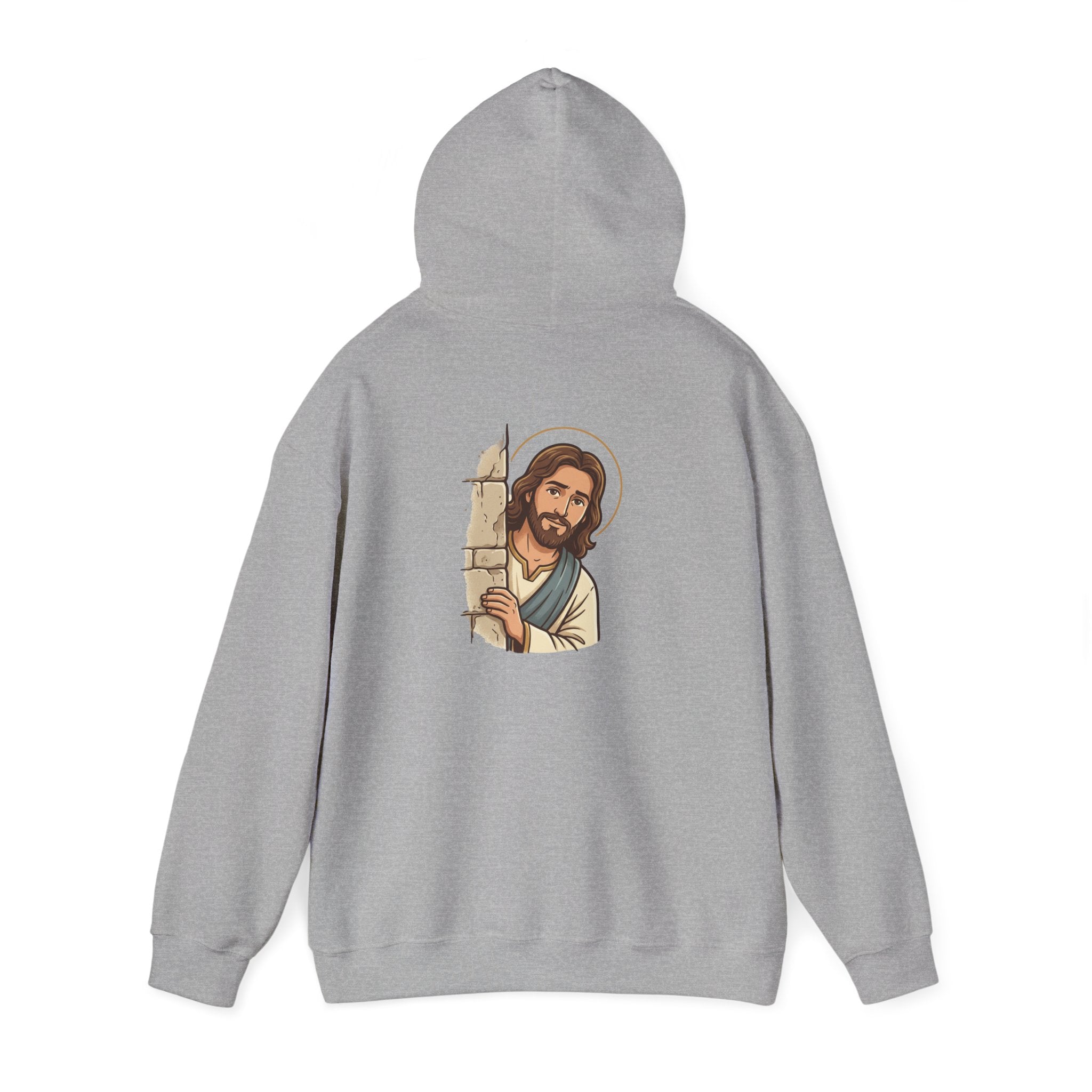 Would Jesus Do That? Hoodie — Minimal Faith Statement Pullover