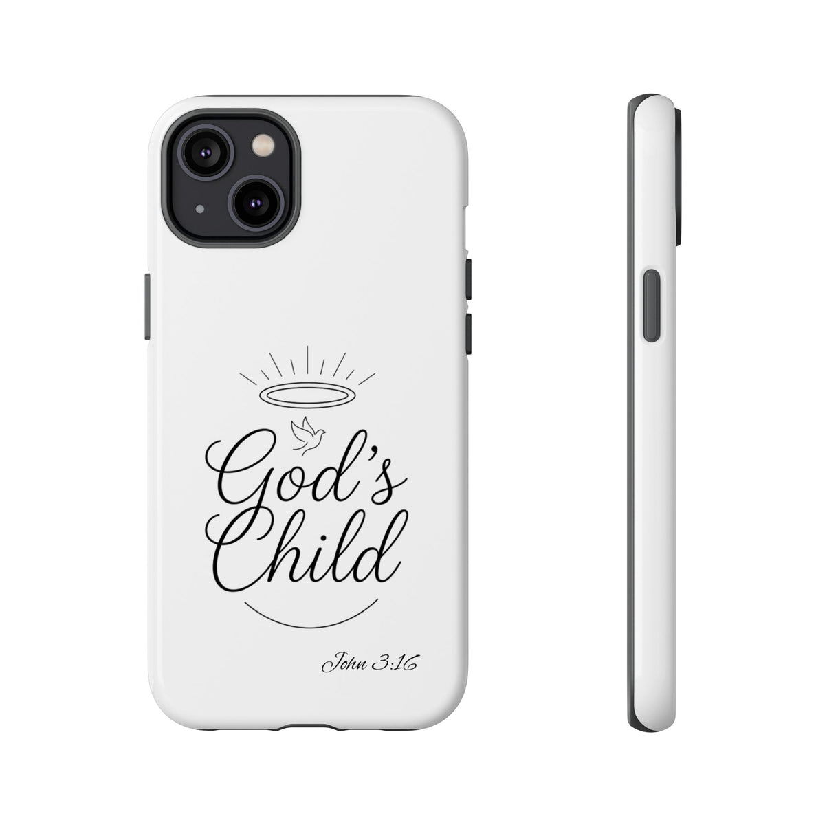 God’s Child Phone Case — Christian Scripture John 3:16 Religious iPhone Case
