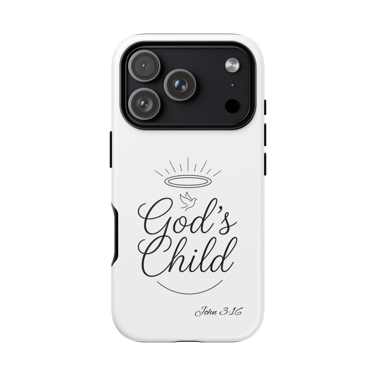 God’s Child Phone Case — Christian Scripture John 3:16 Religious iPhone Case