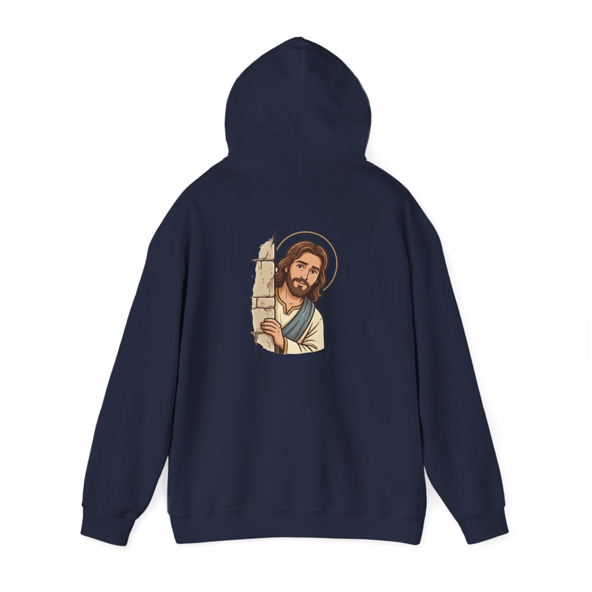 Would Jesus Do That? Hoodie — Minimal Faith Statement Pullover