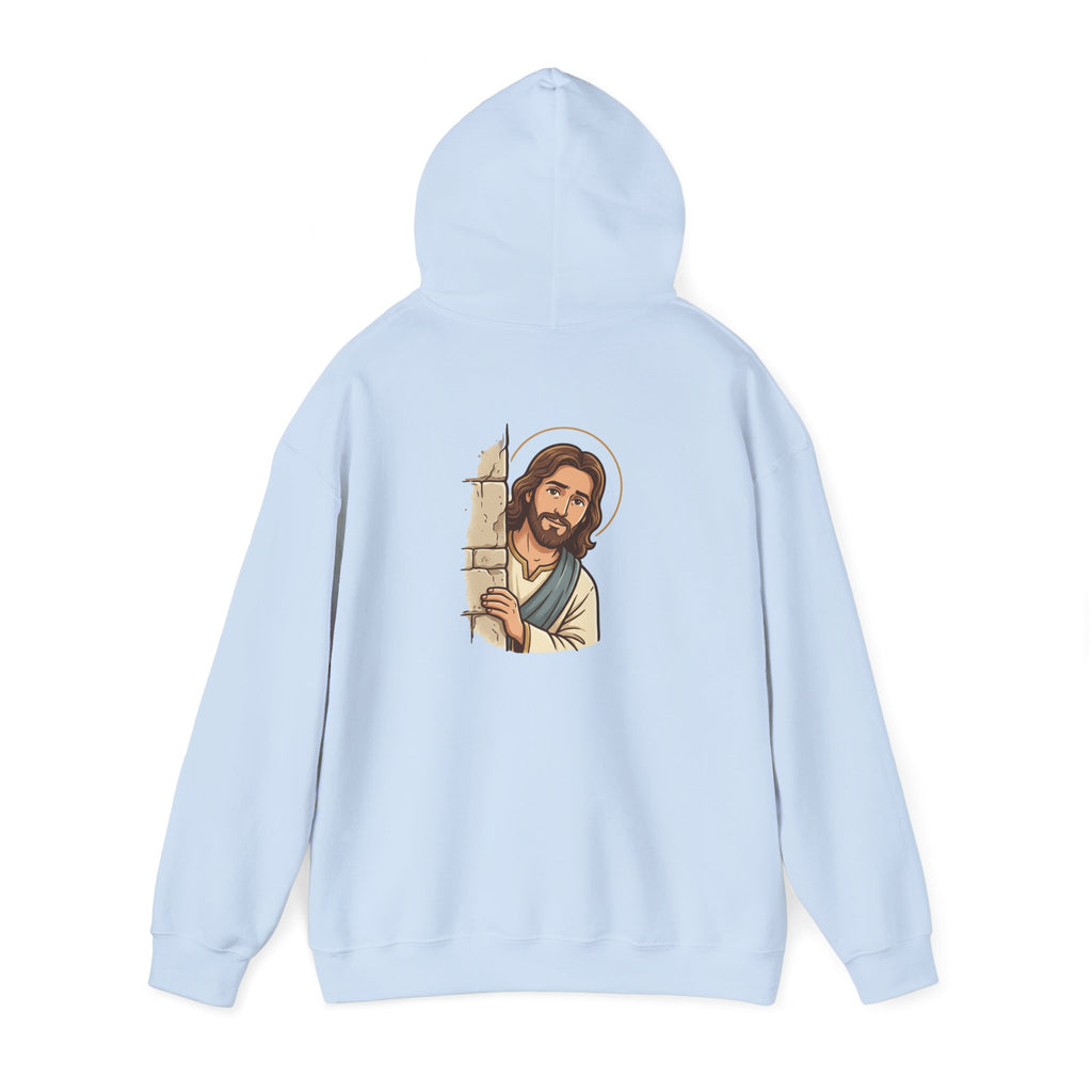Would Jesus Do That? Hoodie — Minimal Faith Statement Pullover