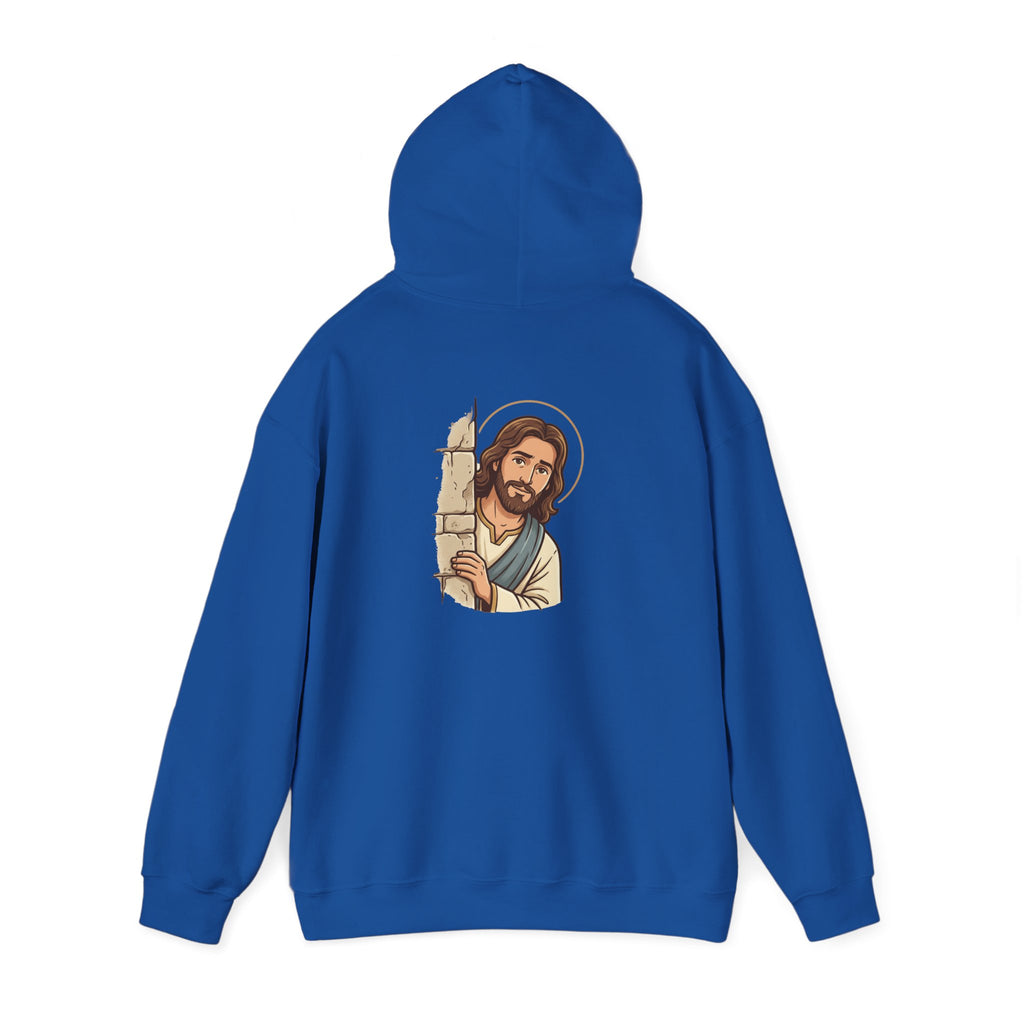 Would Jesus Do That? Hoodie — Minimal Faith Statement Pullover
