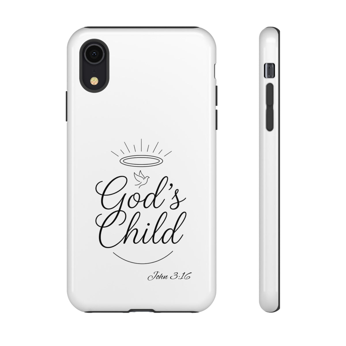 God’s Child Phone Case — Christian Scripture John 3:16 Religious iPhone Case