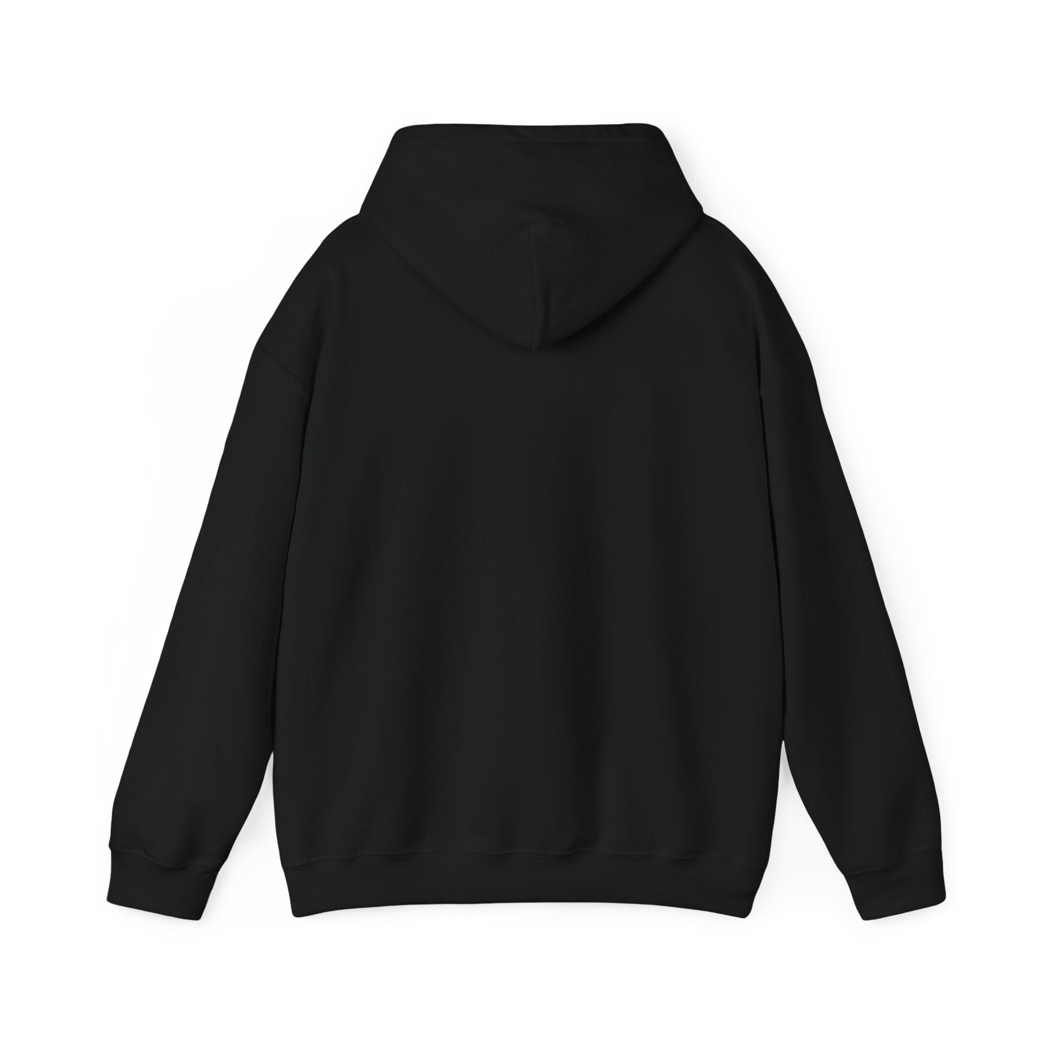Cross Minimalist Hoodie — Small Chest Cross Religious Pullover