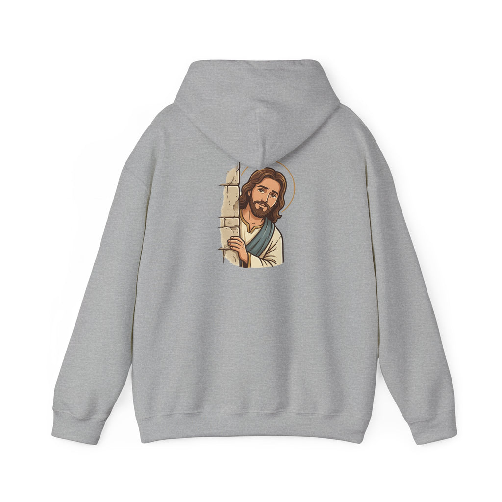 Would Jesus Do That? Hoodie — Minimal Faith Statement Pullover