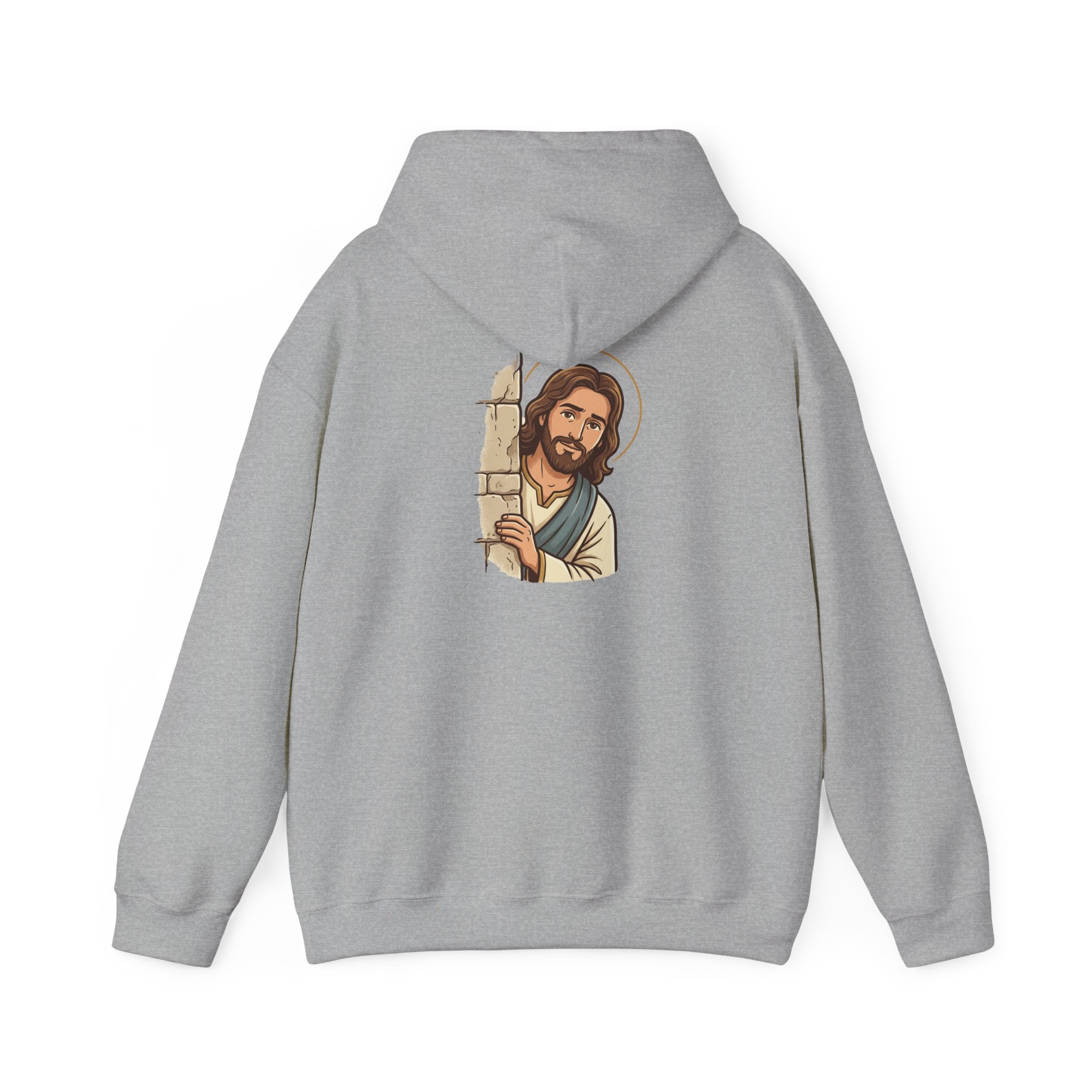 Would Jesus Do That? Hoodie — Minimal Faith Statement Pullover