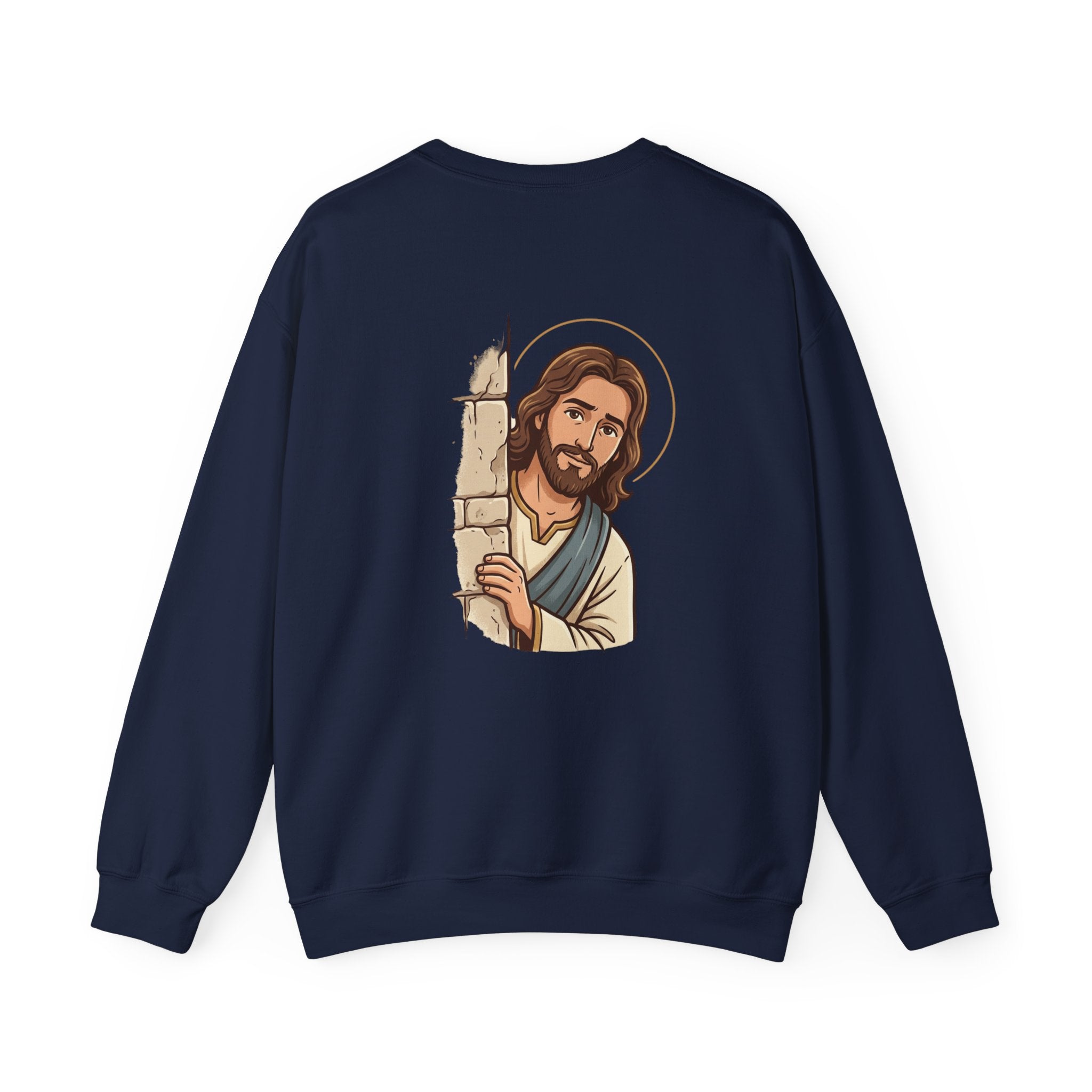 'Would Jesus Do That?' Crewneck Sweatshirt - Minimal Christian Message Pullover