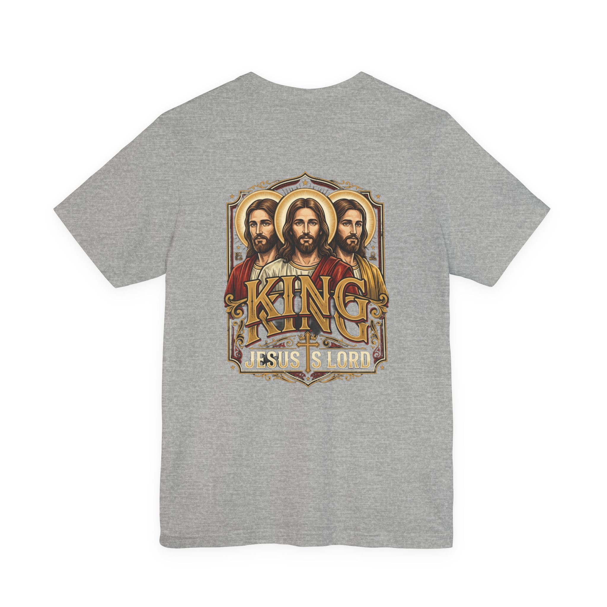 Minimal Cross Tee – Small Chest Christian Cross T‑Shirt