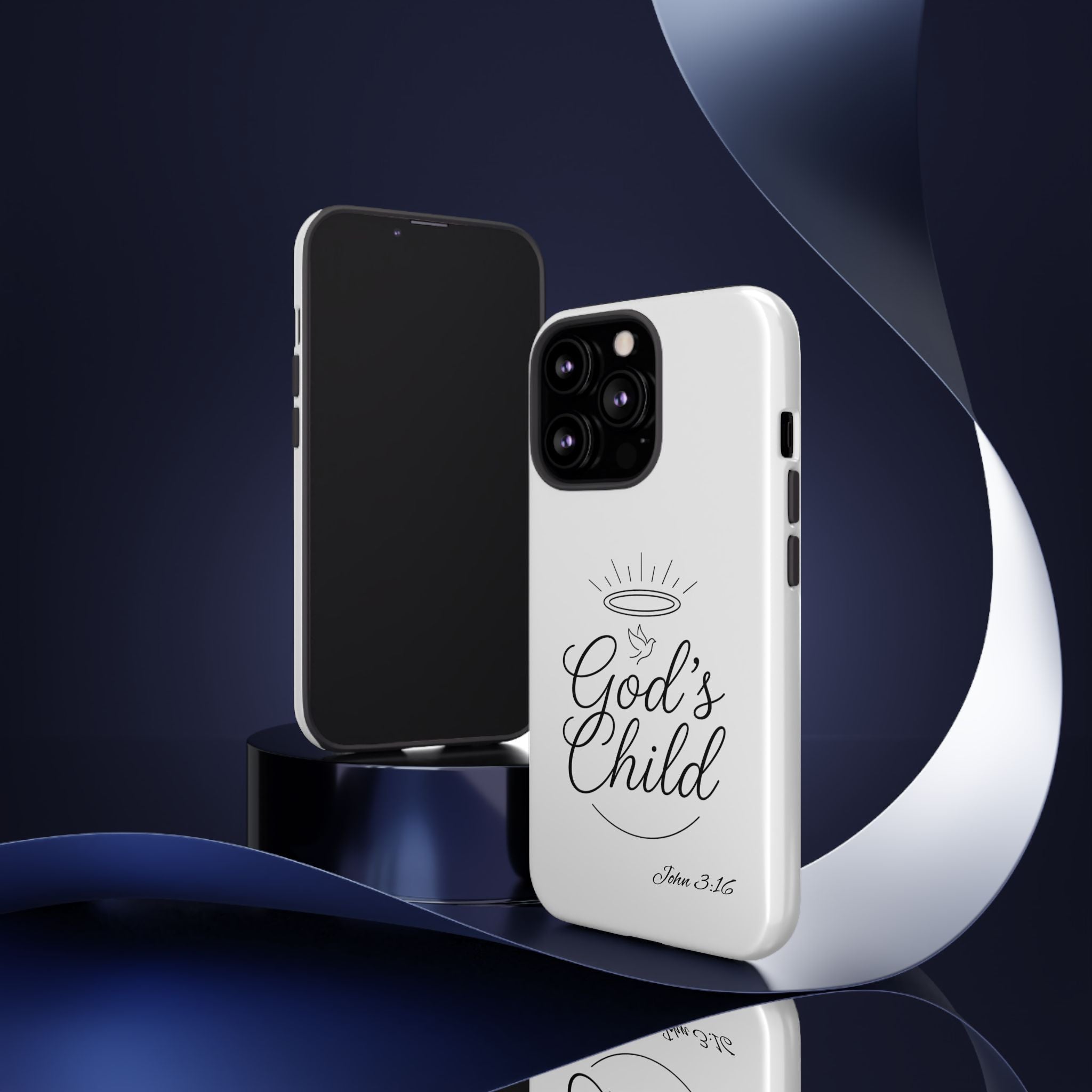God’s Child Phone Case — Christian Scripture John 3:16 Religious iPhone Case