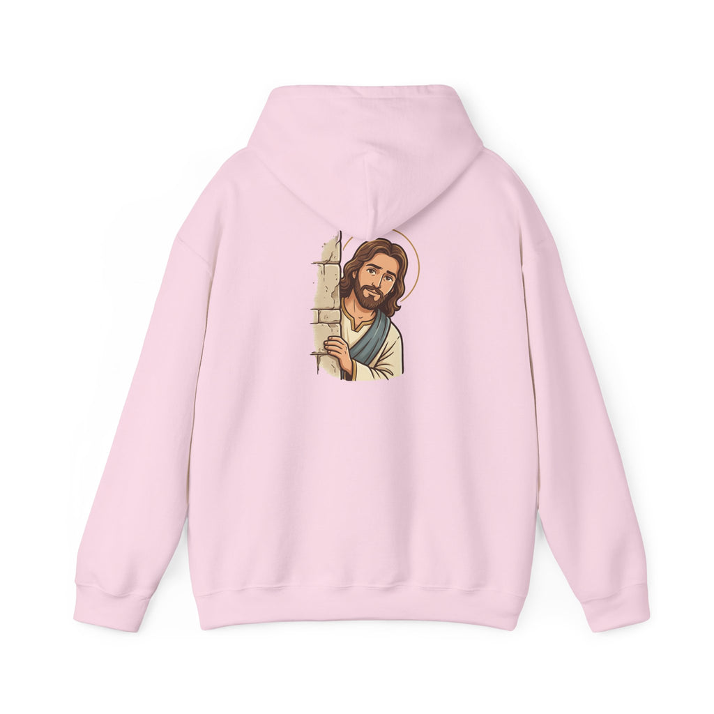 Would Jesus Do That? Hoodie — Minimal Faith Statement Pullover