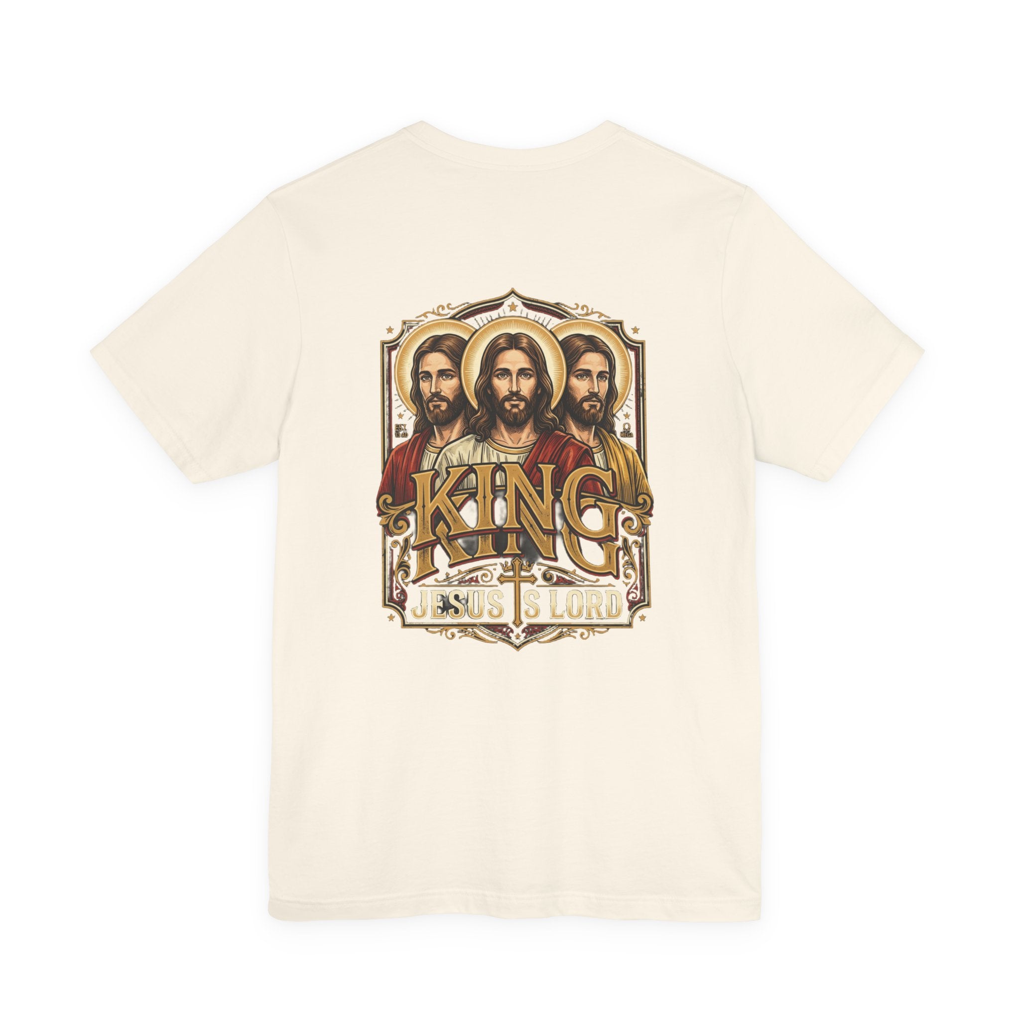 Minimal Cross Tee – Small Chest Christian Cross T‑Shirt