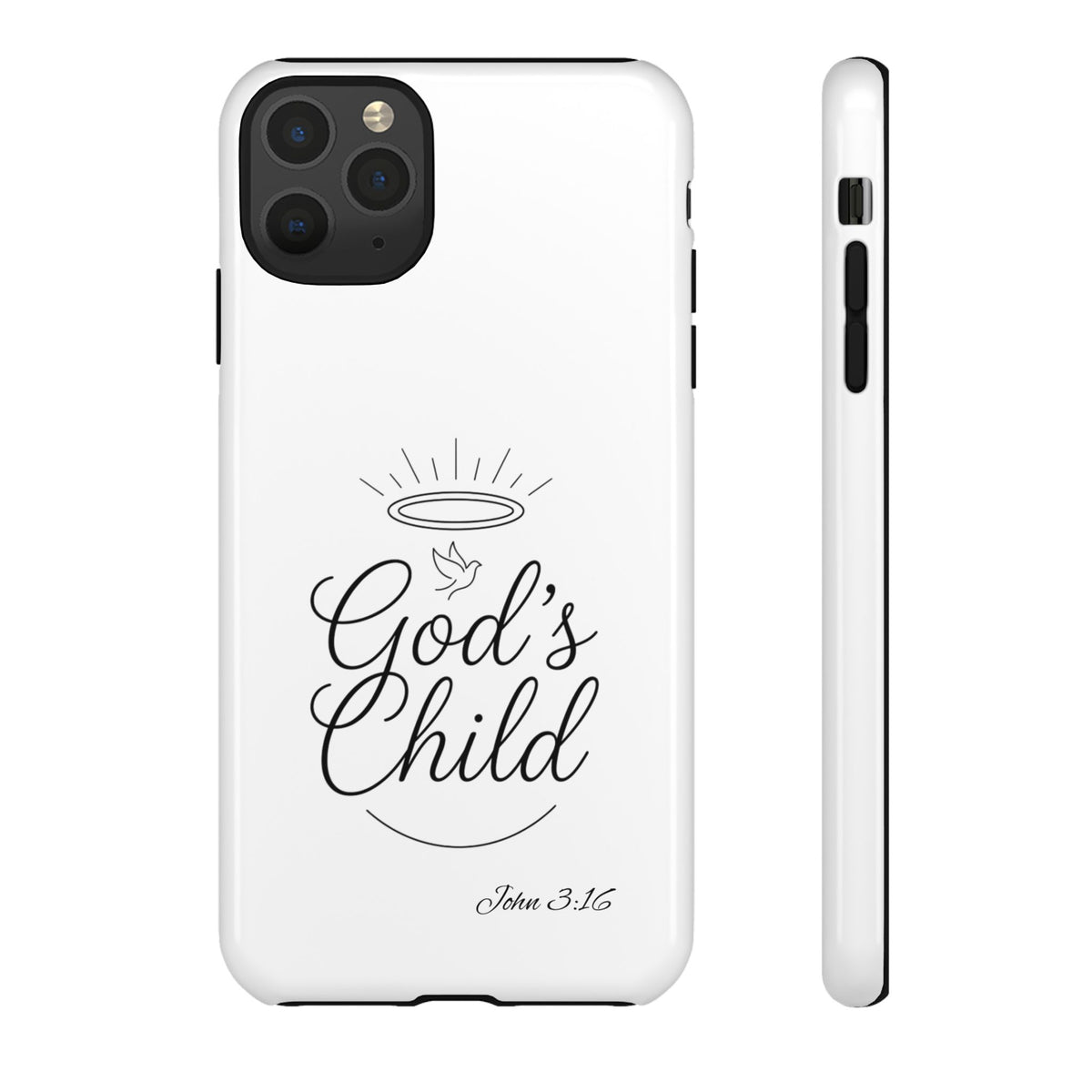 God’s Child Phone Case — Christian Scripture John 3:16 Religious iPhone Case