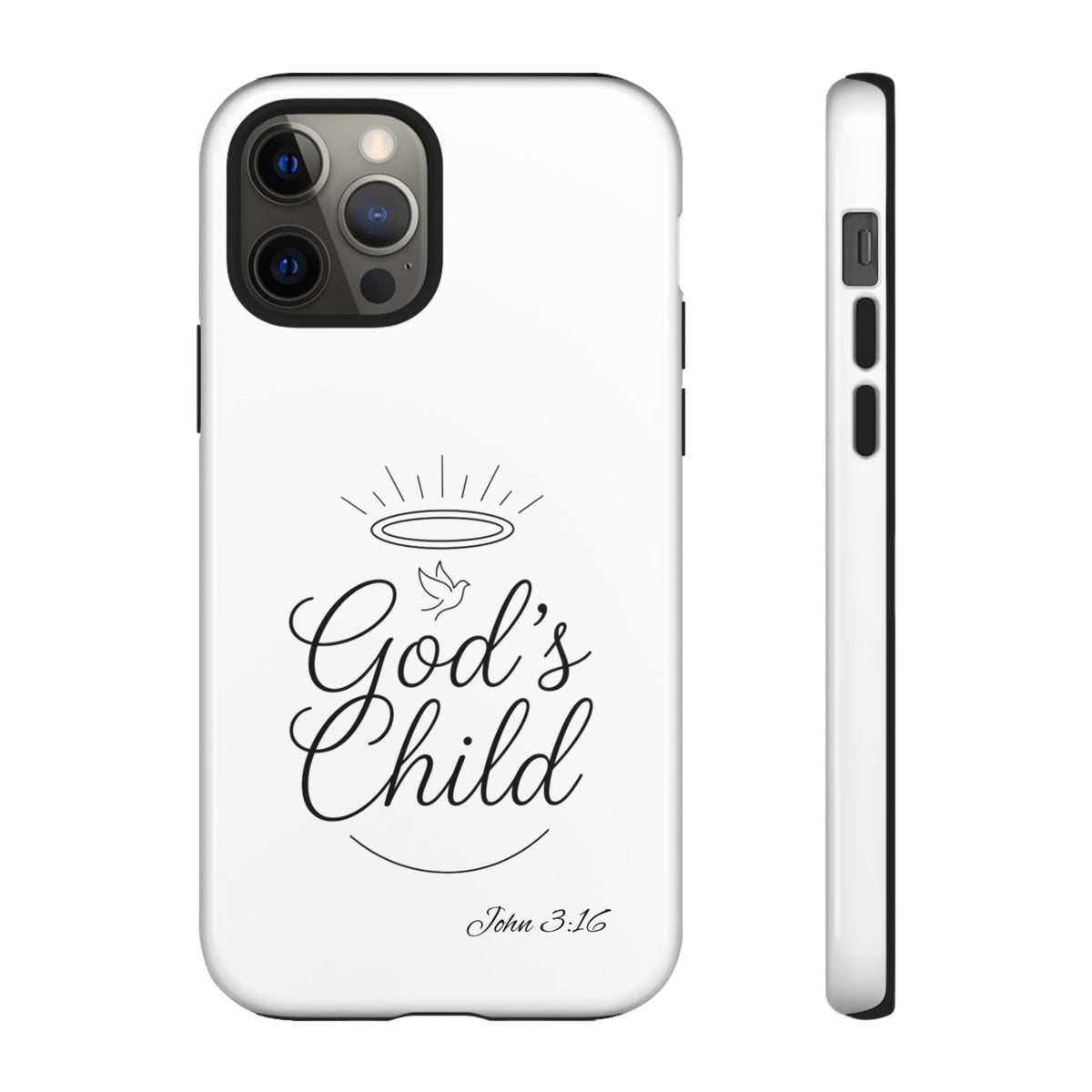 God’s Child Phone Case — Christian Scripture John 3:16 Religious iPhone Case