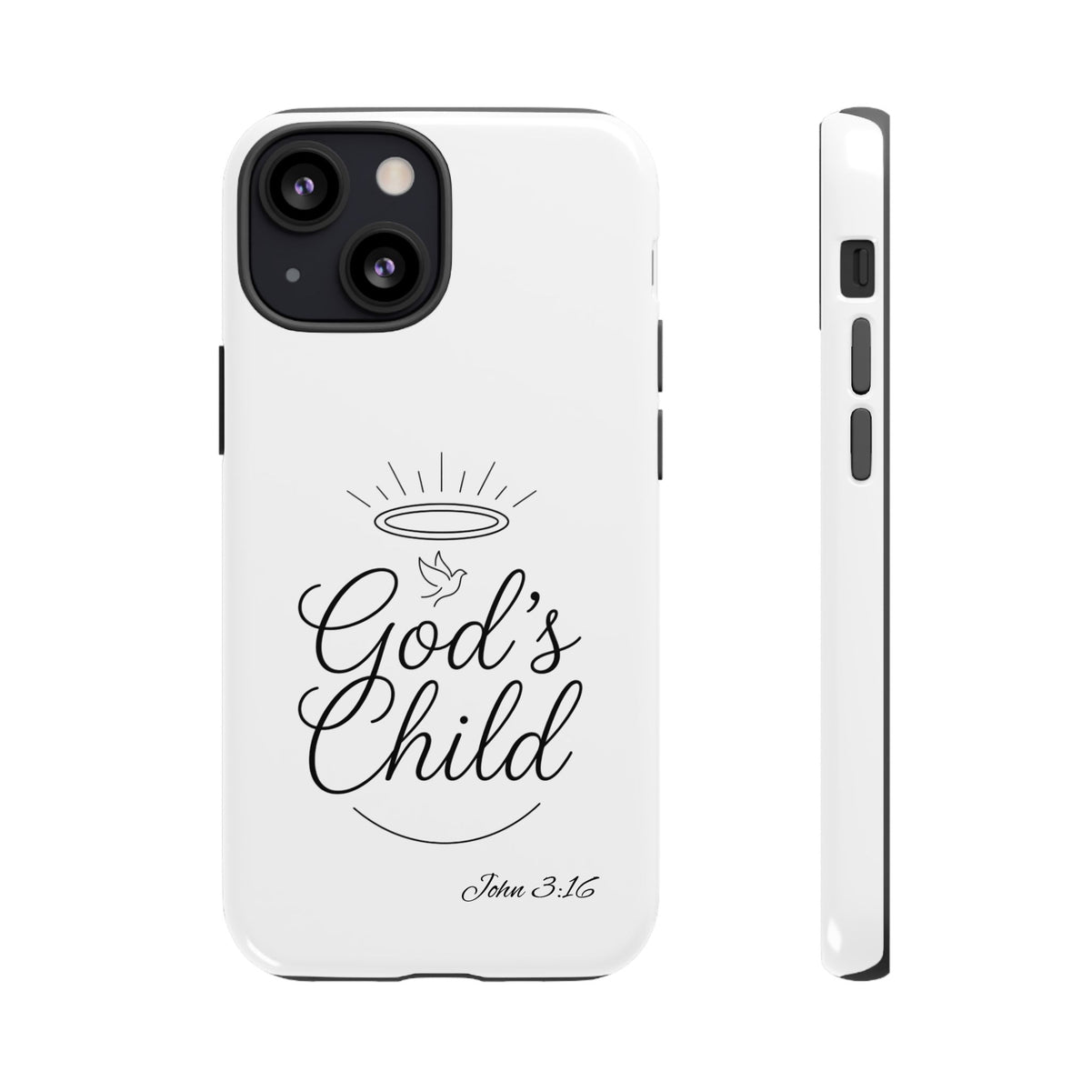 God’s Child Phone Case — Christian Scripture John 3:16 Religious iPhone Case