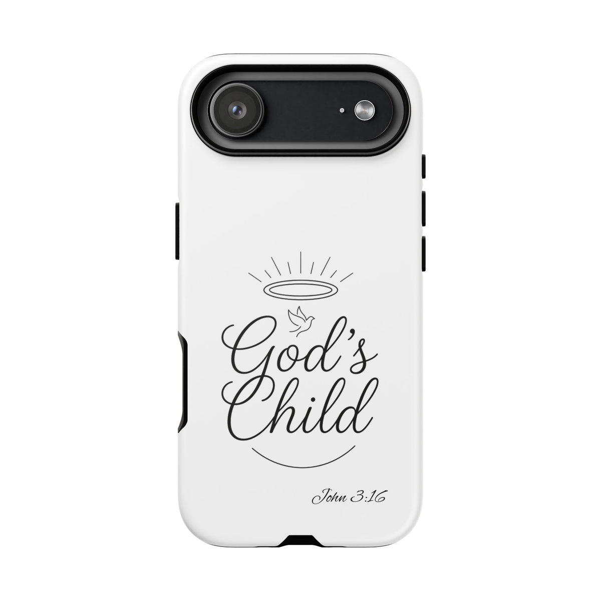 God’s Child Phone Case — Christian Scripture John 3:16 Religious iPhone Case