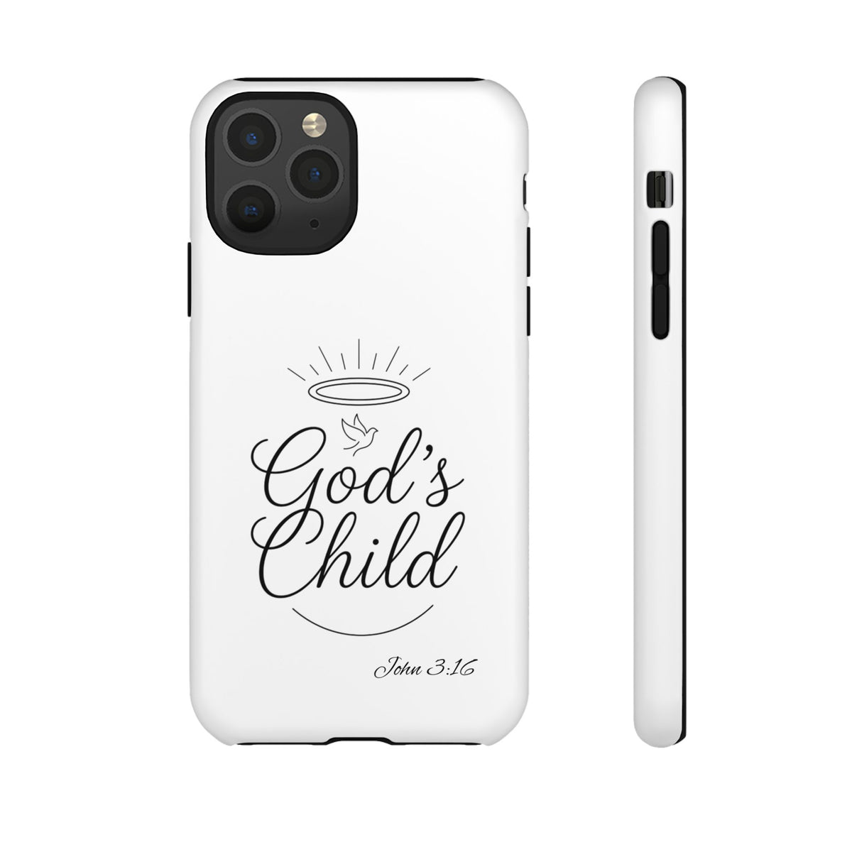 God’s Child Phone Case — Christian Scripture John 3:16 Religious iPhone Case
