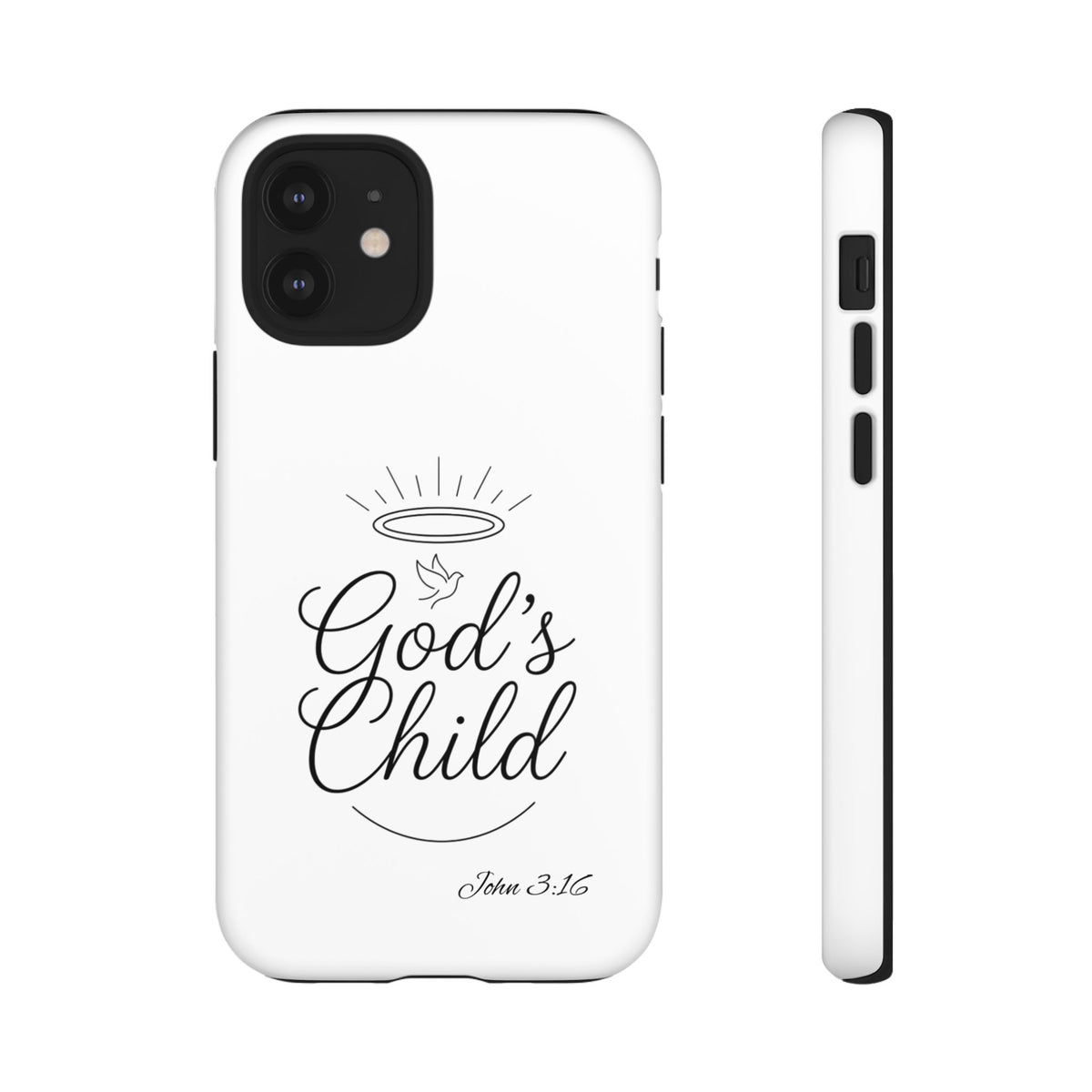 God’s Child Phone Case — Christian Scripture John 3:16 Religious iPhone Case