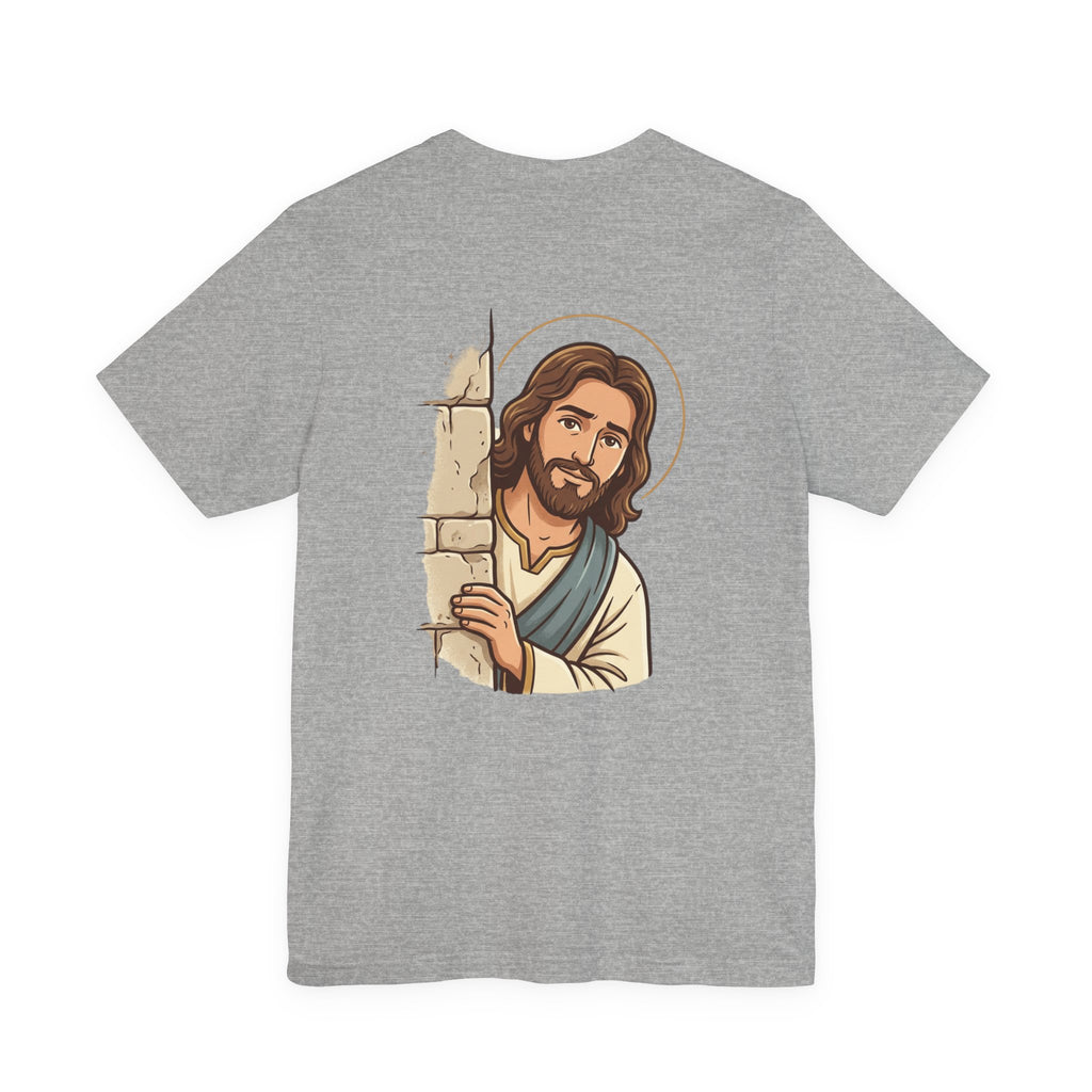 Would Jesus Do That? T‑Shirt — Minimal Faith Graphic Tee