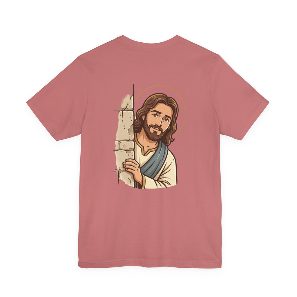 Would Jesus Do That? T‑Shirt — Minimal Faith Graphic Tee
