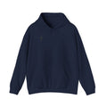 Cross Minimalist Hoodie — Small Chest Cross Religious Pullover