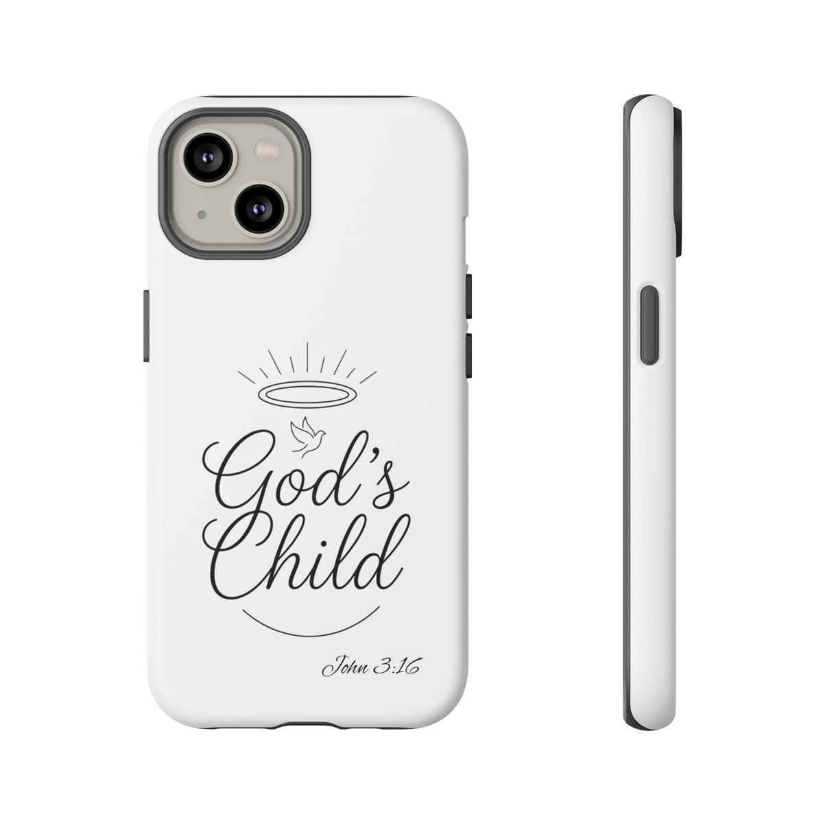 God’s Child Phone Case — Christian Scripture John 3:16 Religious iPhone Case