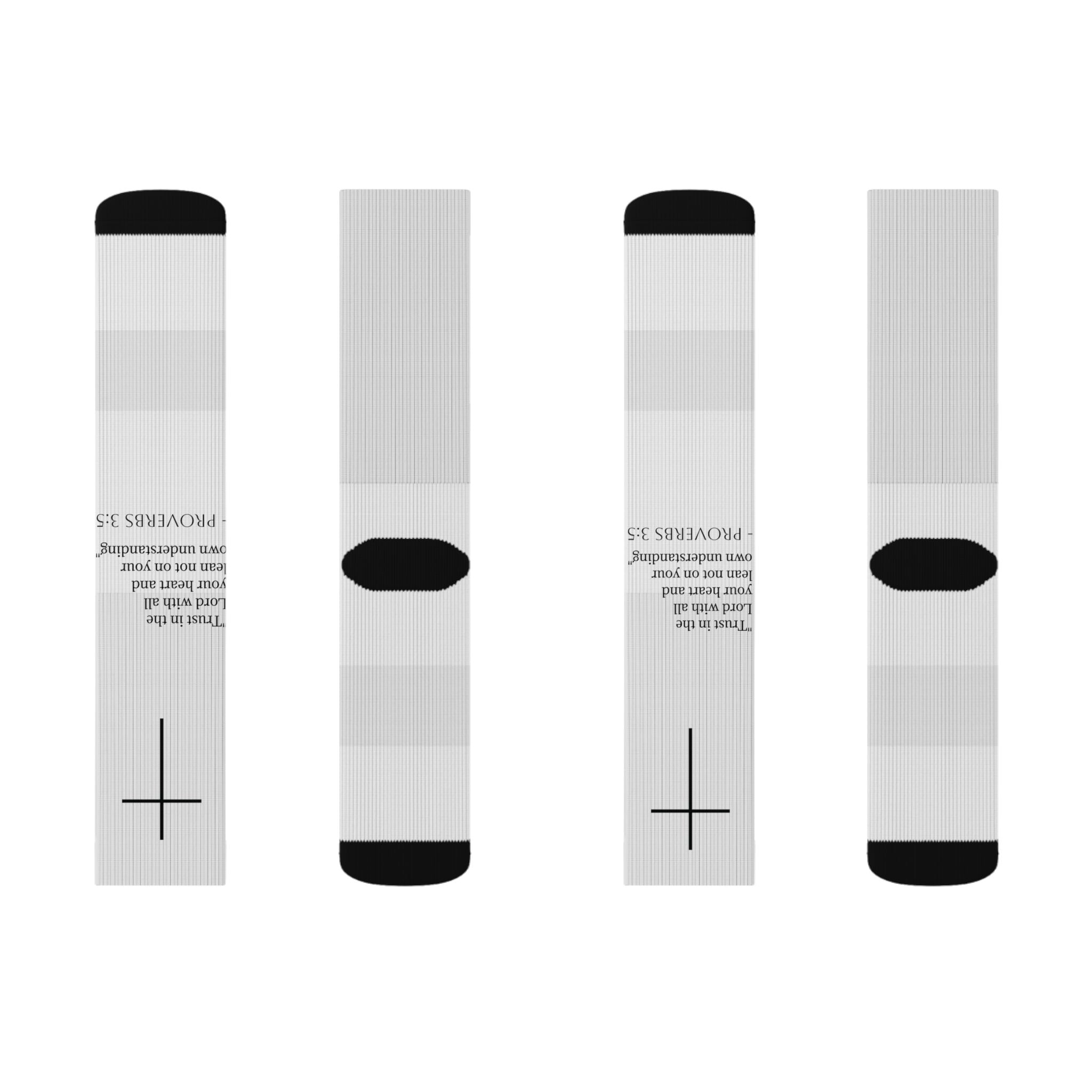 Sublimation Crew Socks — Custom All-Over Print Athletic Socks