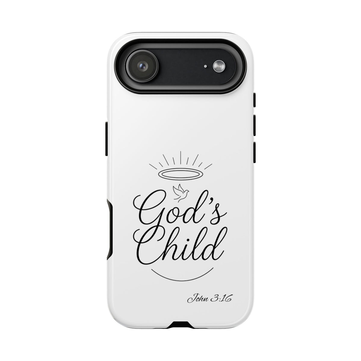 God’s Child Phone Case — Christian Scripture John 3:16 Religious iPhone Case