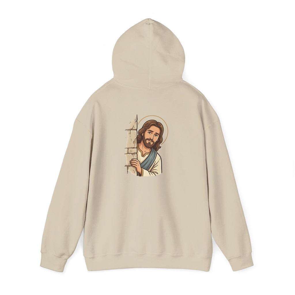 Would Jesus Do That? Hoodie — Minimal Faith Statement Pullover