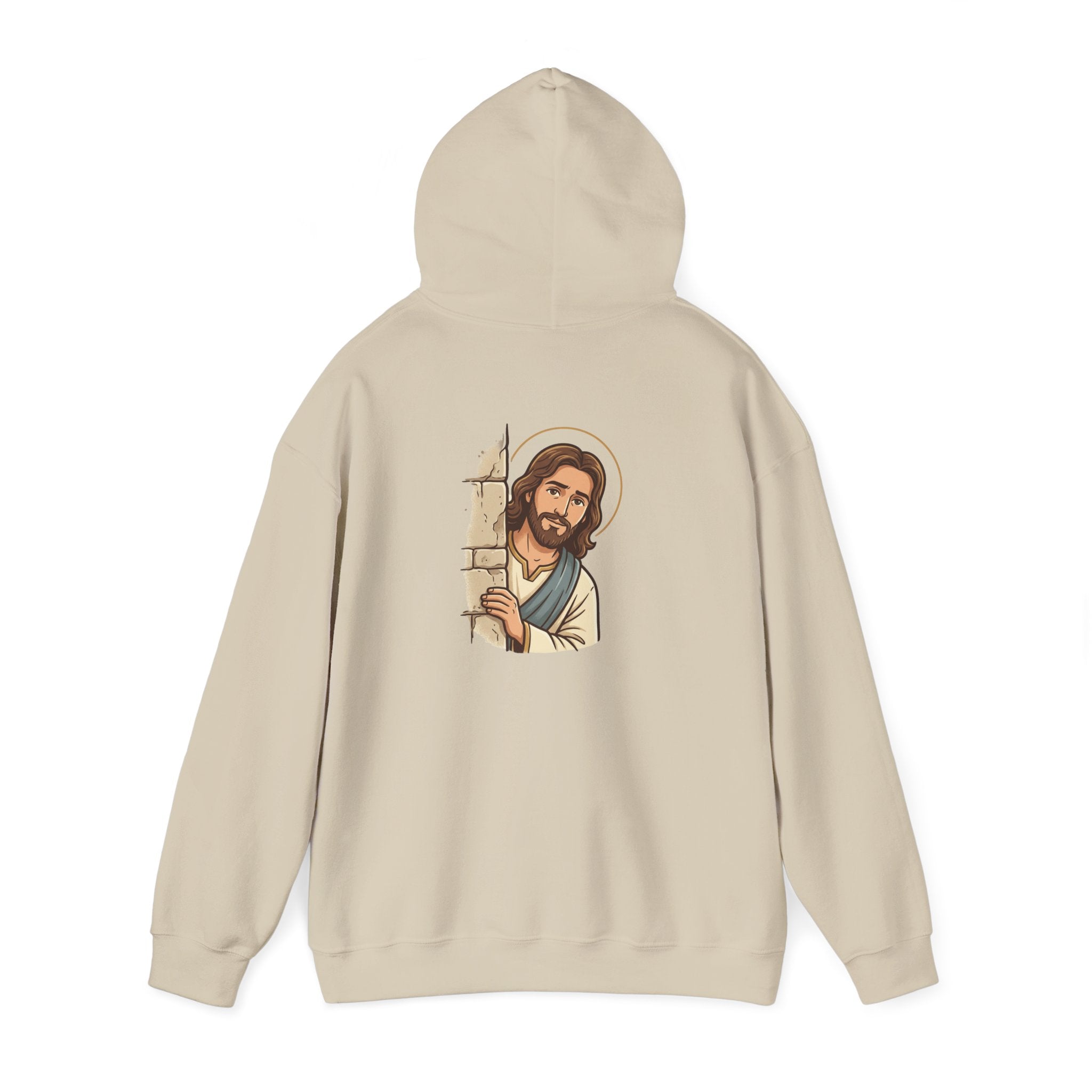 Would Jesus Do That? Hoodie — Minimal Faith Statement Pullover