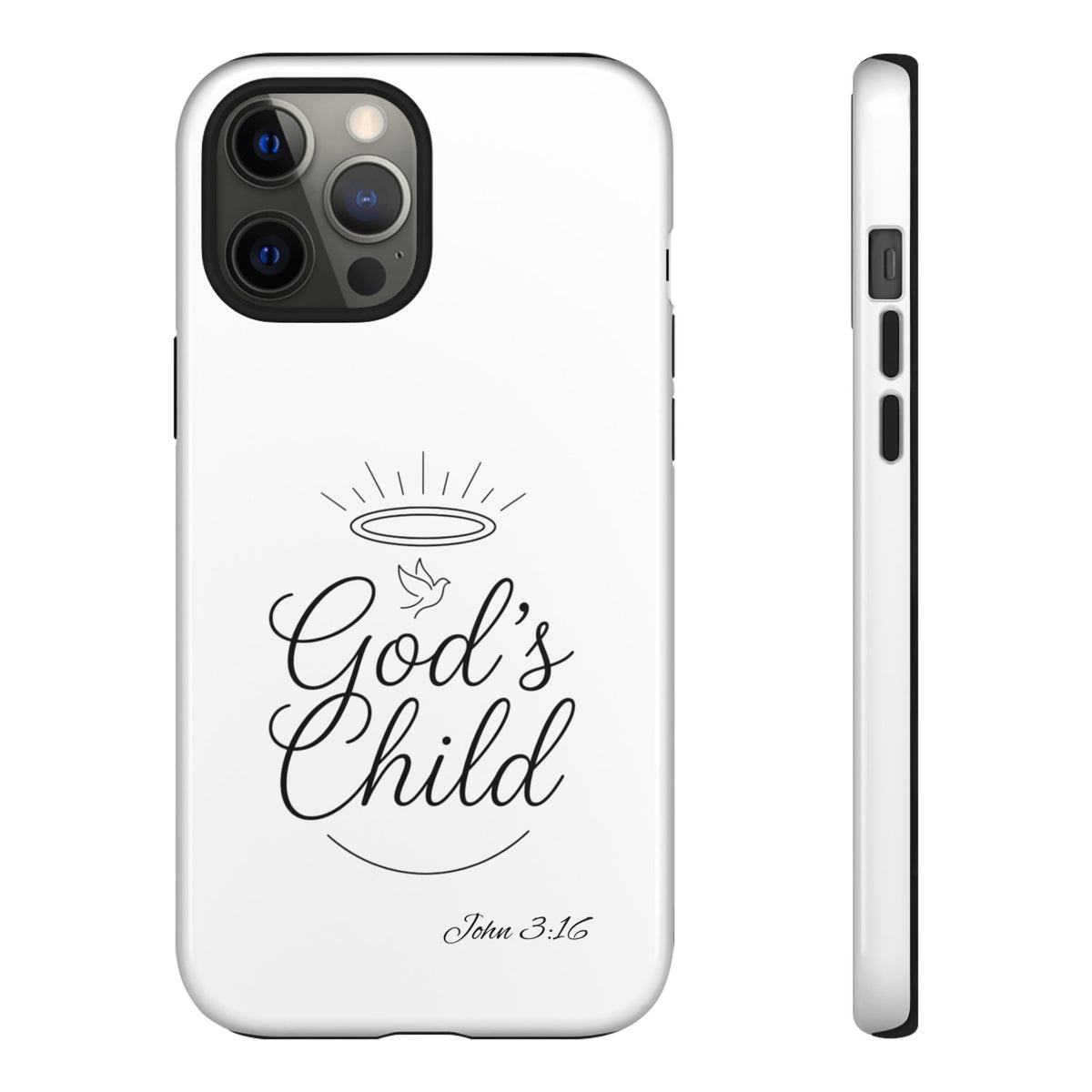 God’s Child Phone Case — Christian Scripture John 3:16 Religious iPhone Case