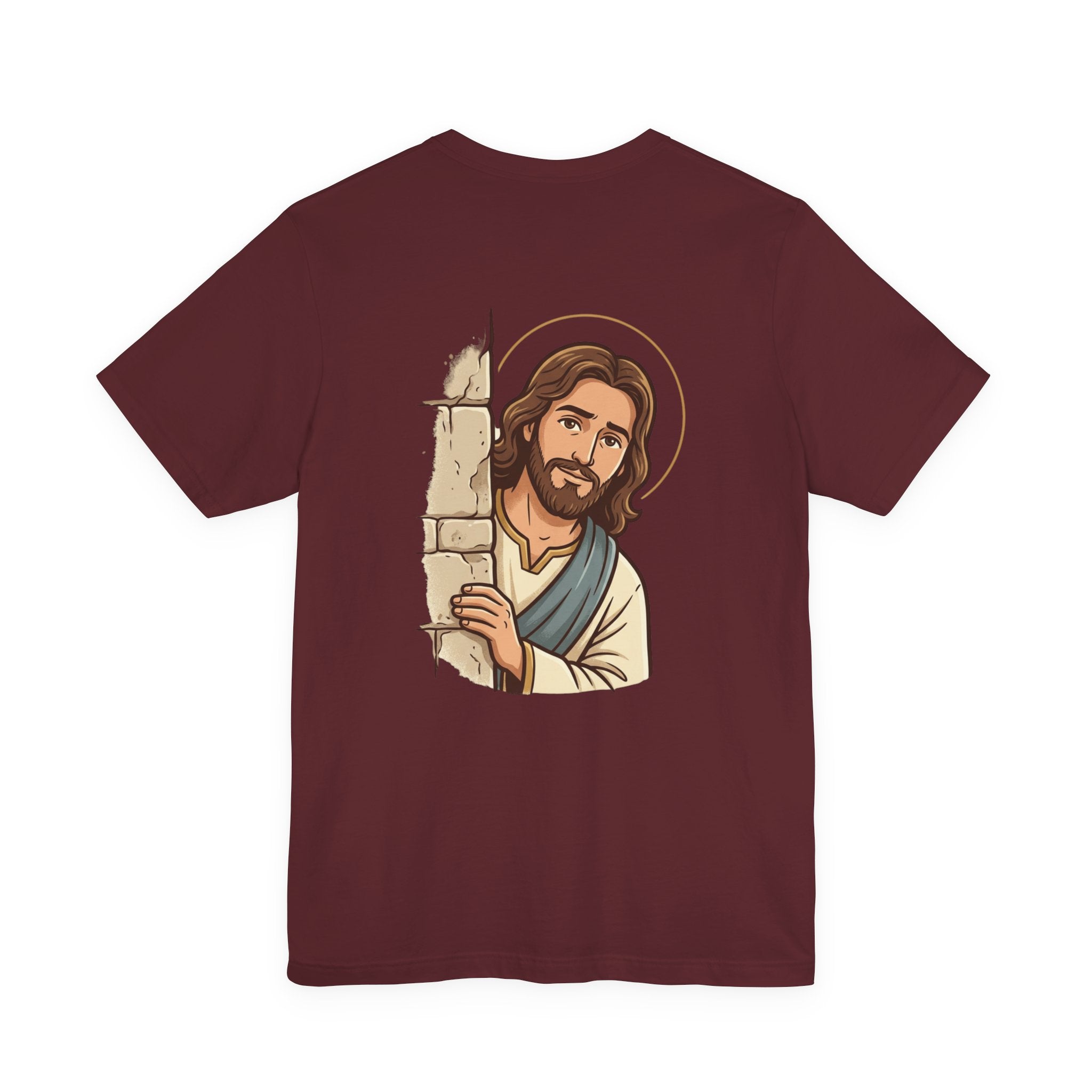 Would Jesus Do That? T‑Shirt — Minimal Faith Graphic Tee