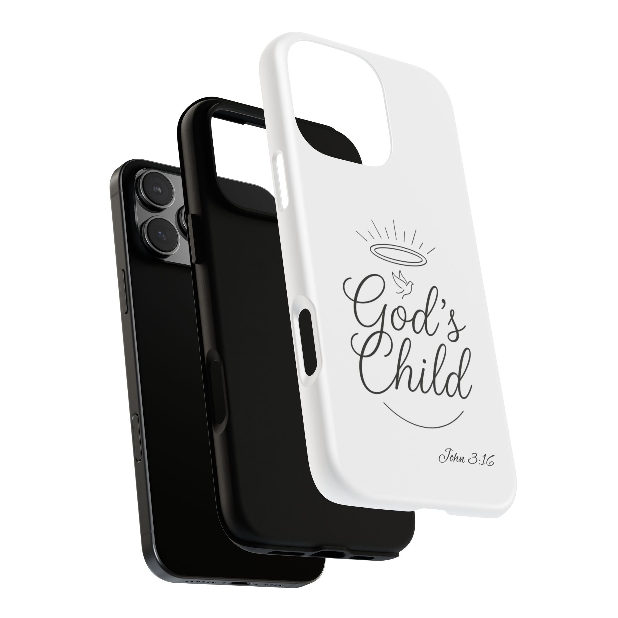 God’s Child Phone Case — Christian Scripture John 3:16 Religious iPhone Case